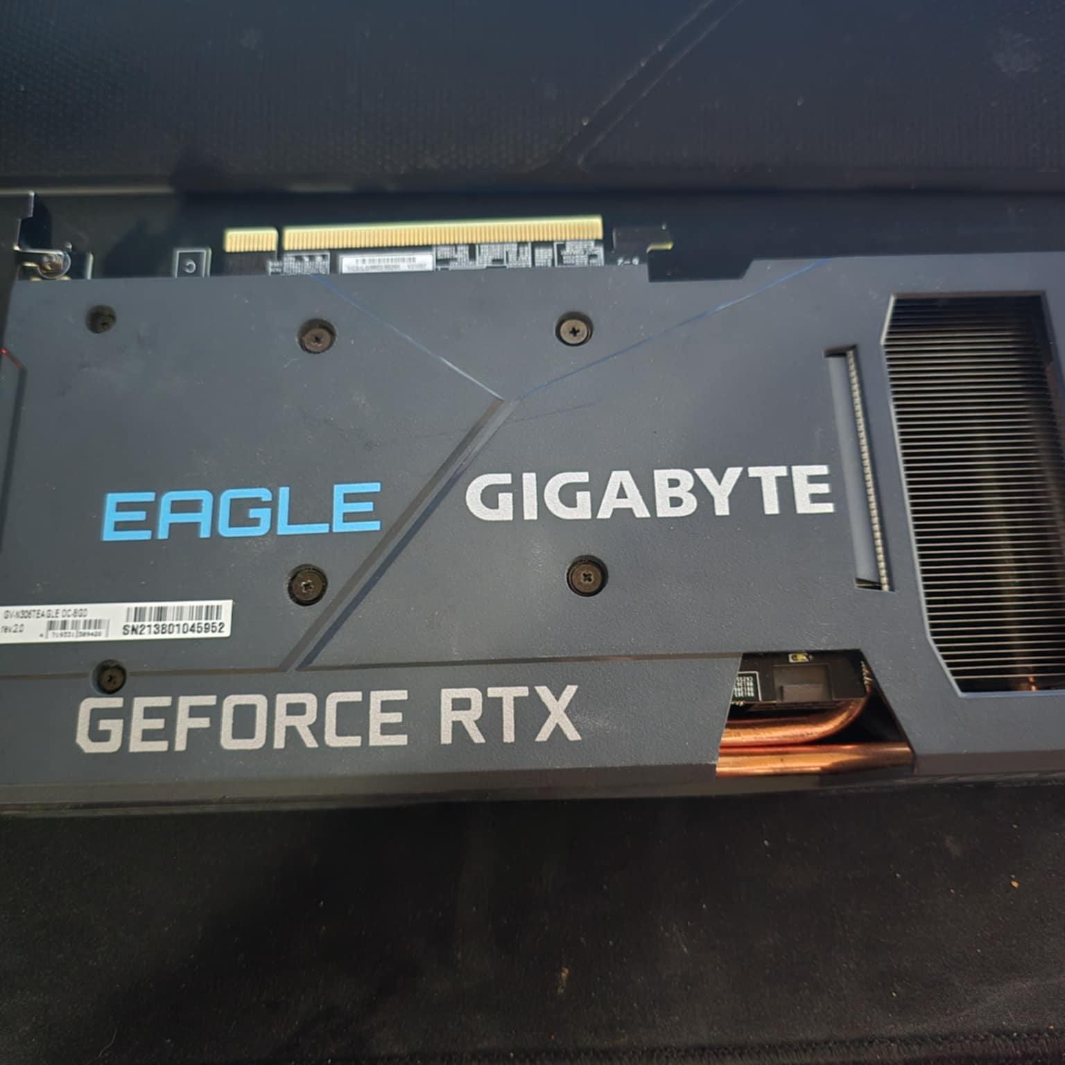 GIGABYTE GeForce RTX 3060 Ti GV-N306TEAGLE OC-8GD (rev. 2.0) Graphics Card