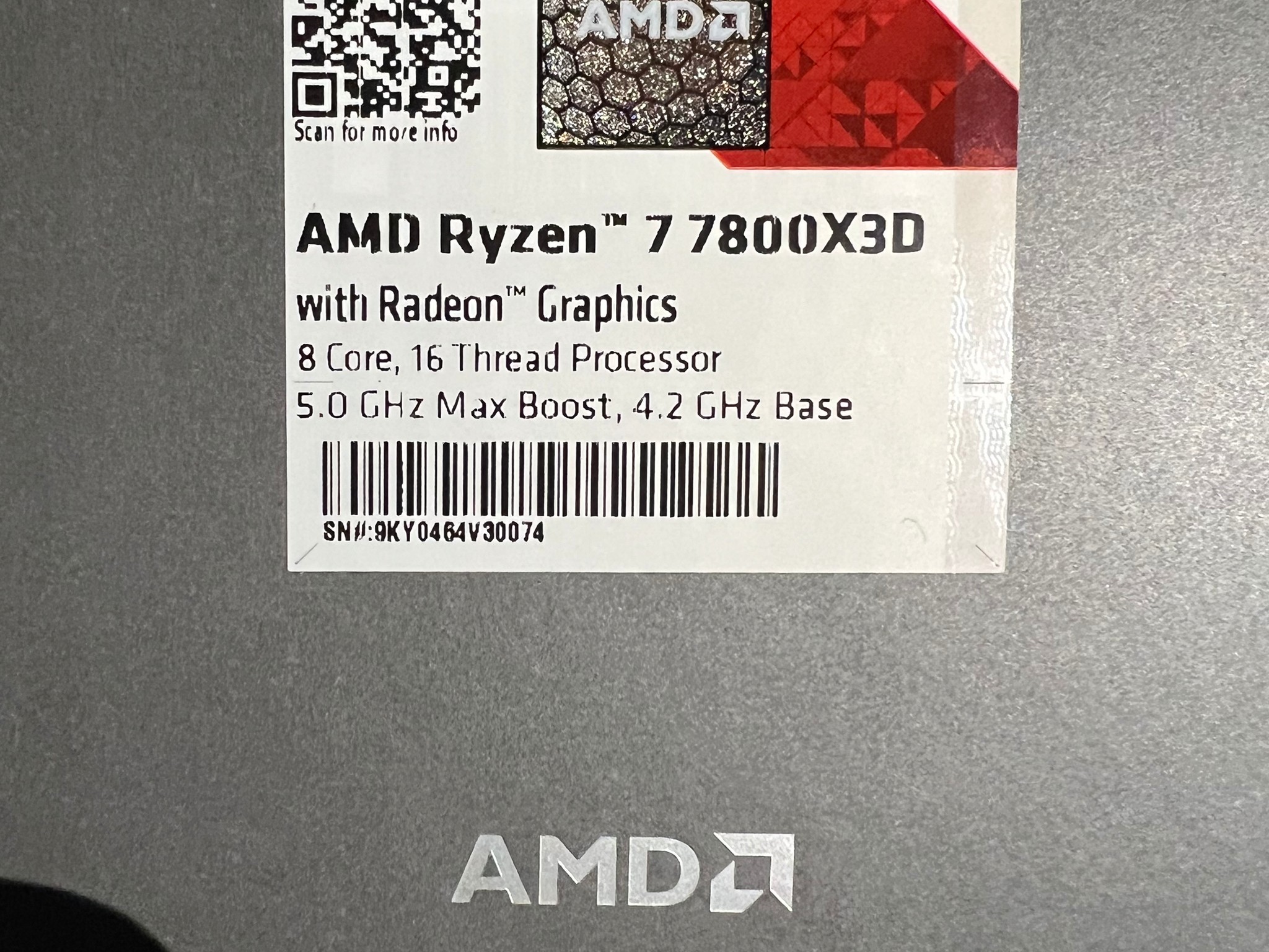 AMD Ryzen 7 7800 X3D