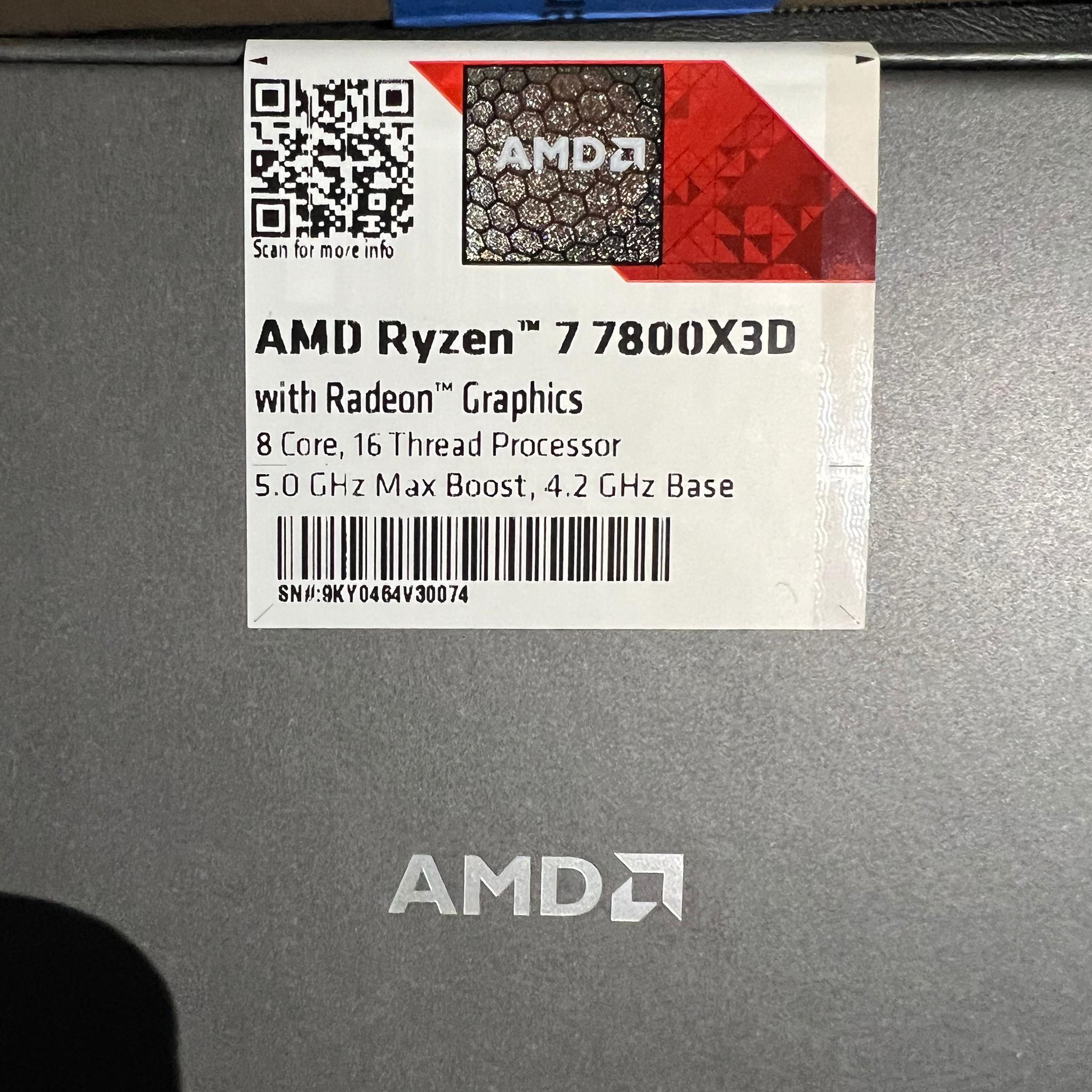 AMD Ryzen 7 7800 X3D
