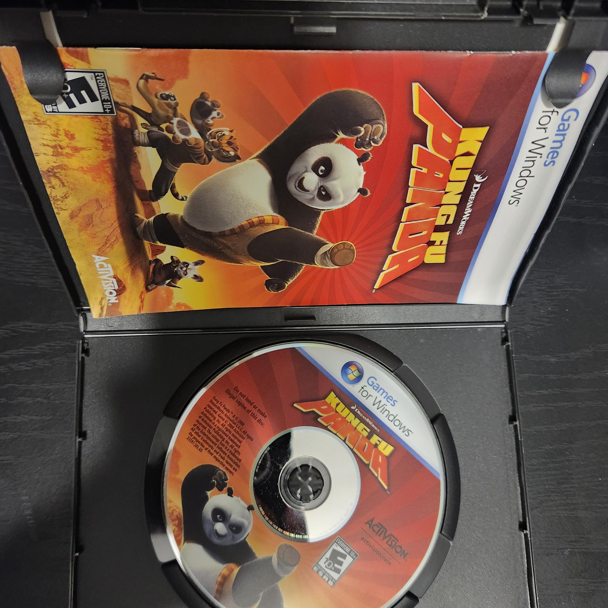 Kung Fu Panda retro game DVD ready to play