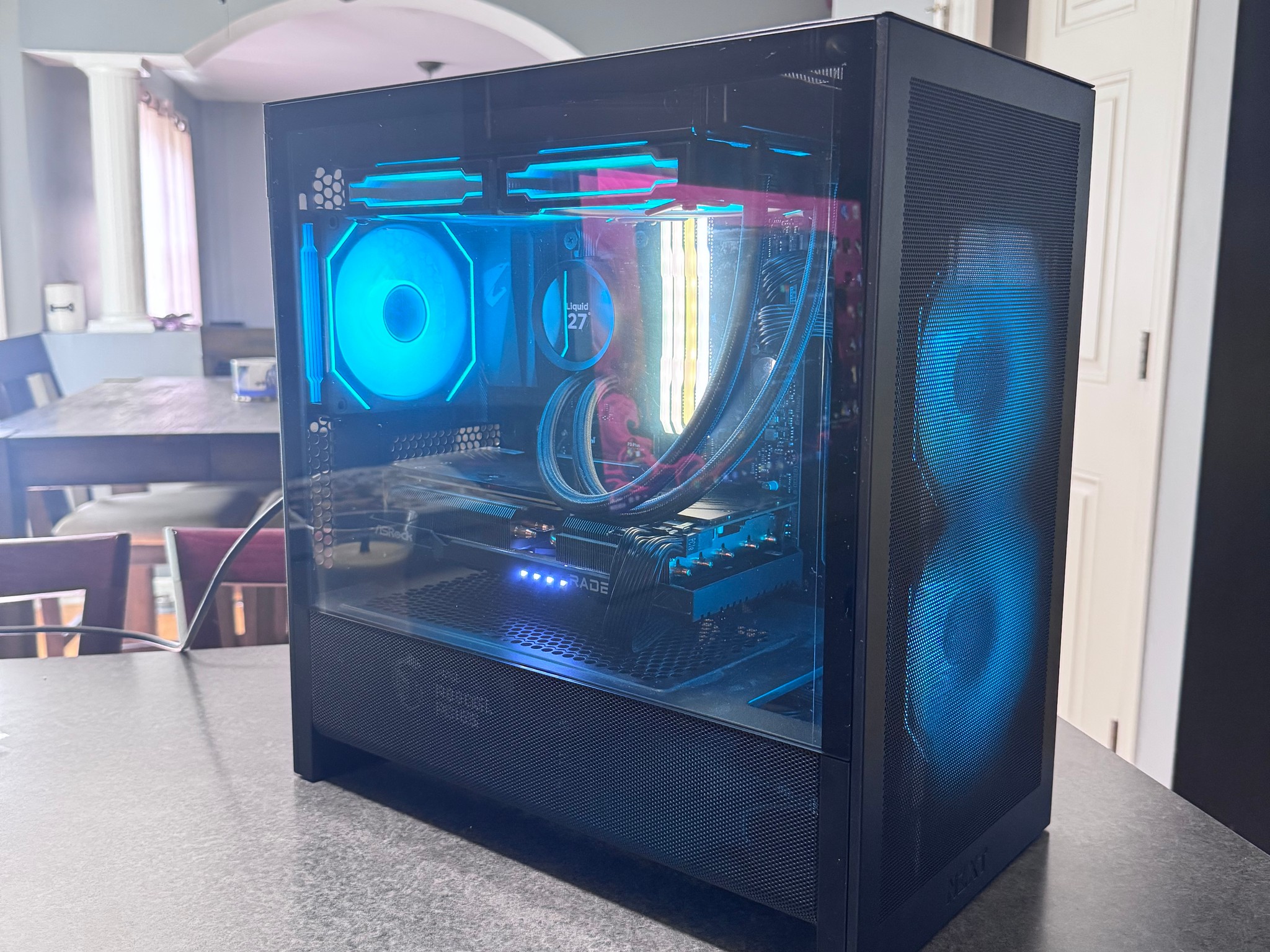 High-End 1440p Gaming PC | Ryzen 7 5700X3D + RX 7700 XT | Clean RGB Build