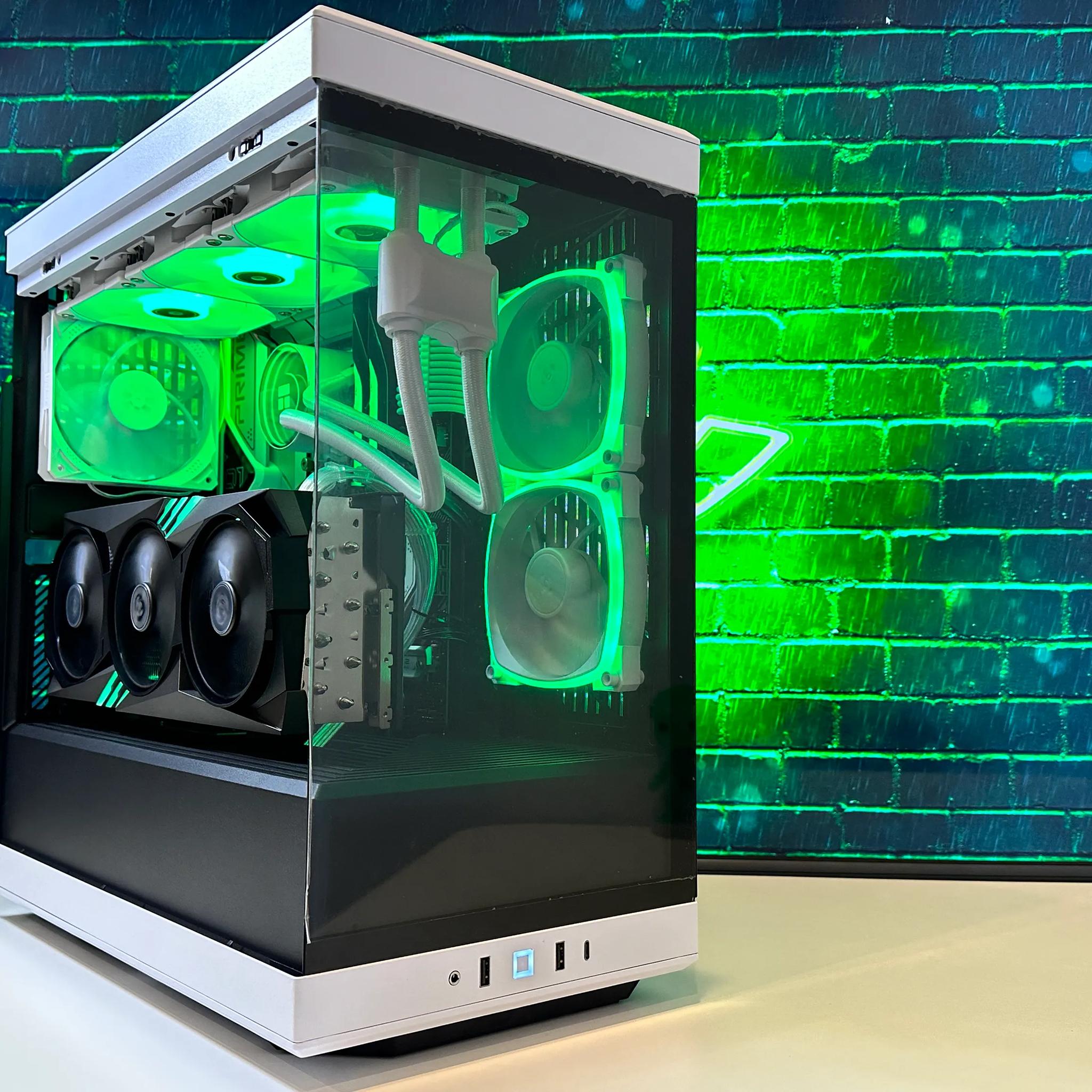 💚💚Green Team Gaming PC💚💚-Nvidia RTX 4090 24GB-Intel i9 12900K 16Core-64GB DDR5 RAM-2TB NVME