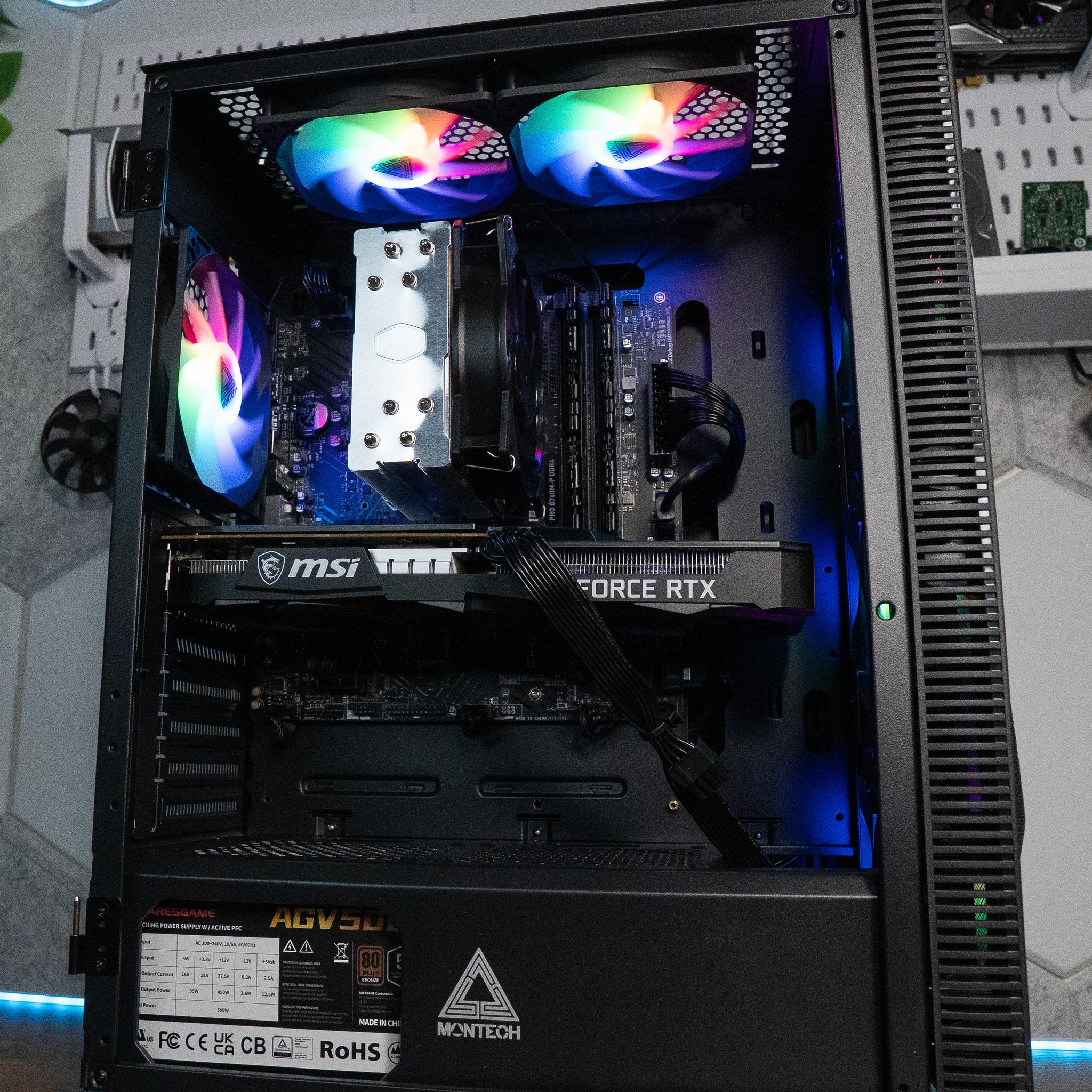 🍬🚀 | MSI RTX 3060 TI 8GB | INTEL i7 12700 | 16GB DDR4 RAM | 1.24TB | Candy Rocket