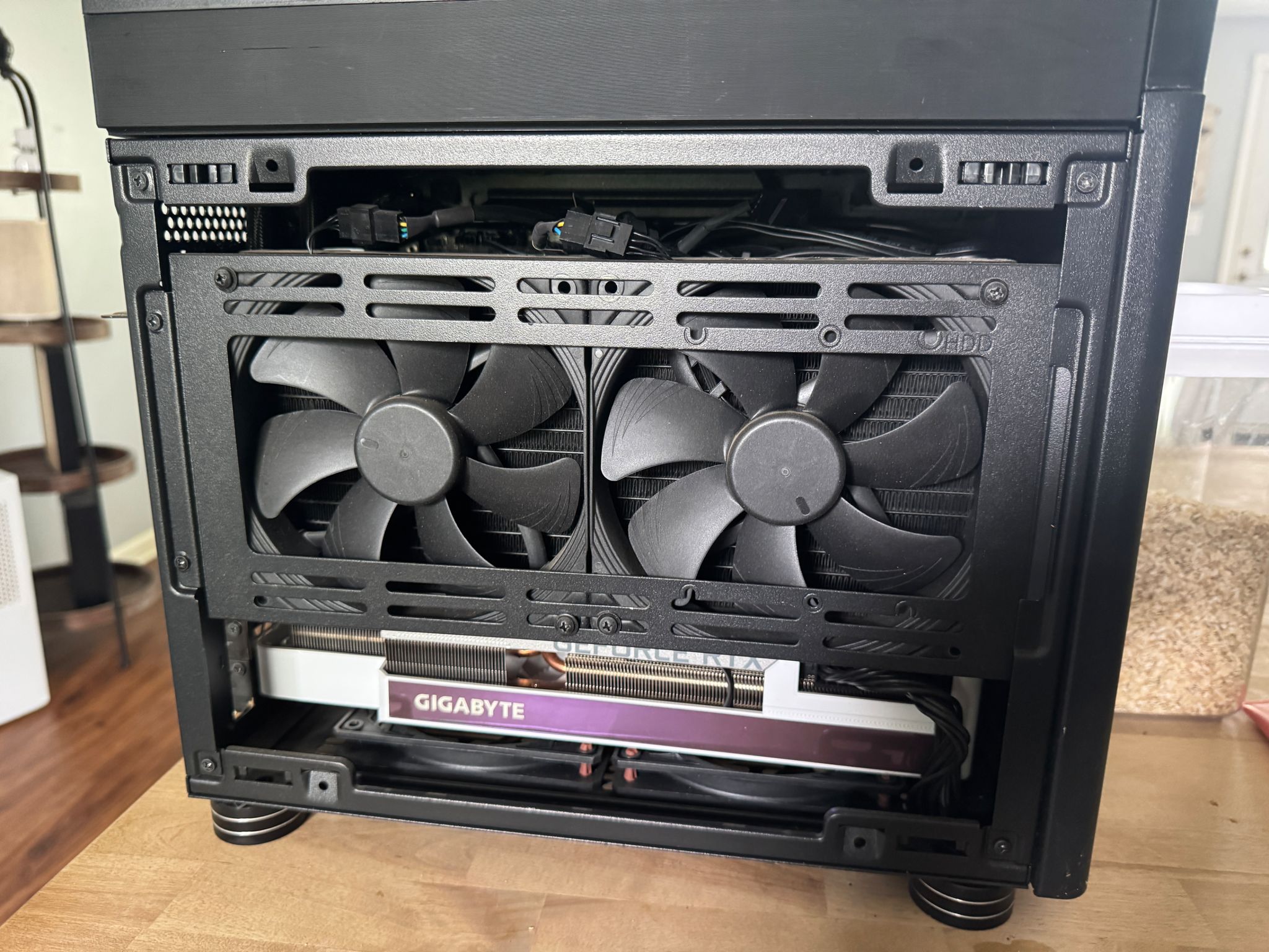 Custom Built NR200 5800x3D with RTX 3080, 32GB RAM, 2x2TB SSD, and AIO 240.
