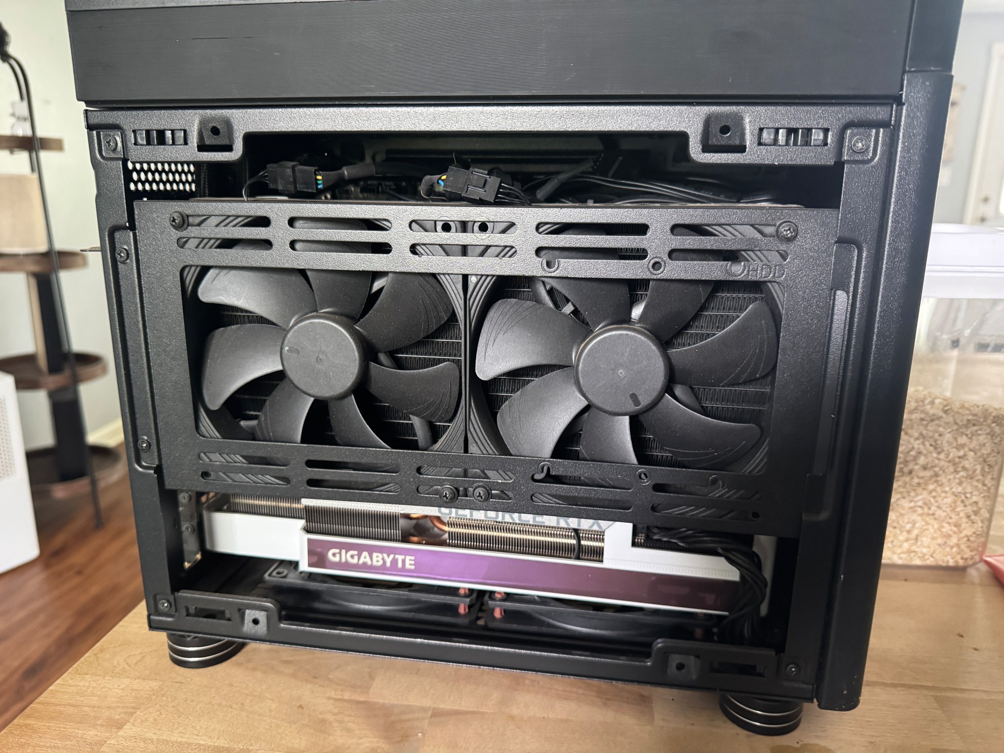 Custom Built NR200 5800x3D with RTX 3080, 32GB RAM, 2x2TB SSD, and AIO 240.