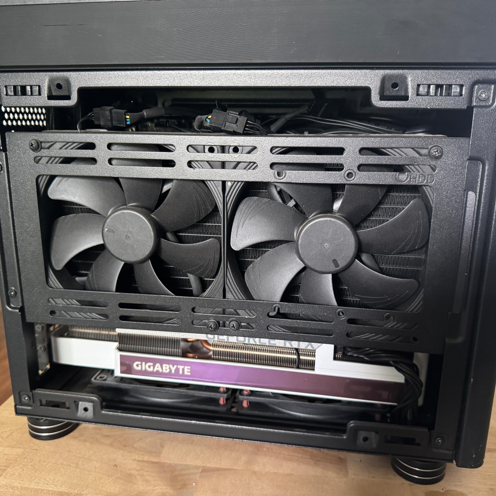 Custom Built NR200 5800x3D with RTX 3080, 32GB RAM, 2x2TB SSD, and AIO 240.