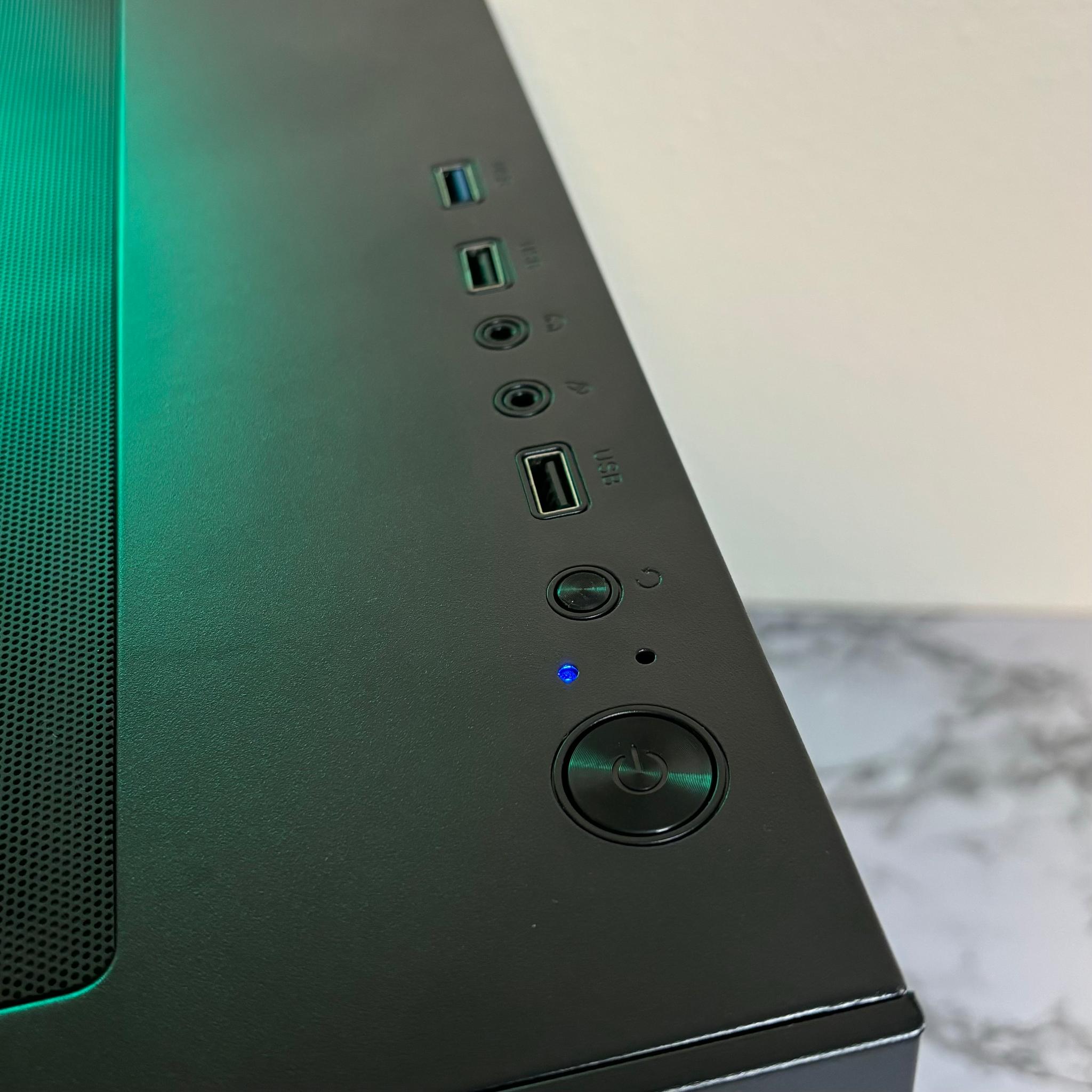 Black RGB Gaming PC | i7-4770* + GTX 1060 6GB + 16GB RAM | WiFi INCLUDED