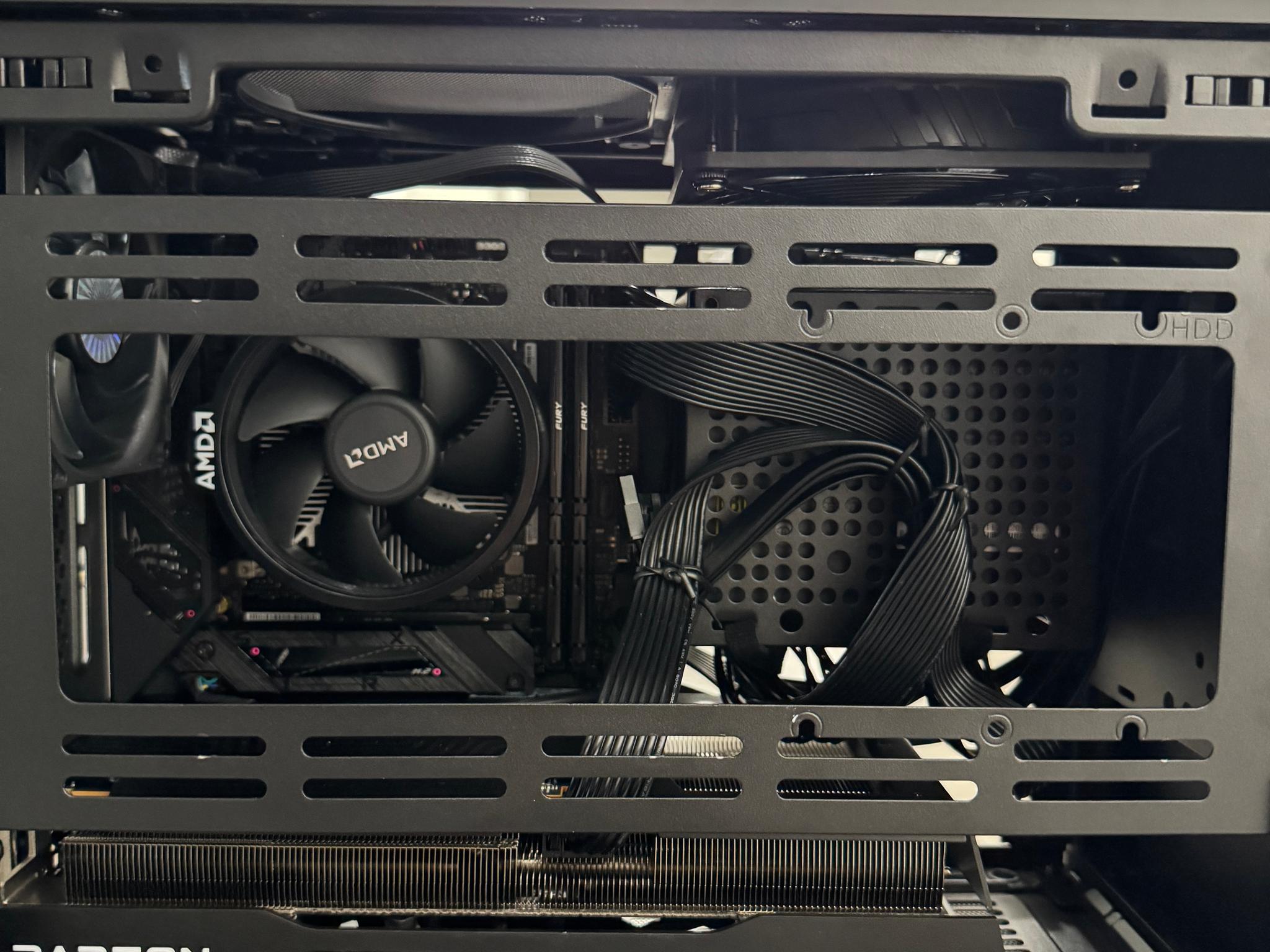 Compact SFF Mini Gaming PC | Radeon 9060 XT | Ryzen 8500G | 16GB DDR5 | NR200 ITX | Win11 Pro