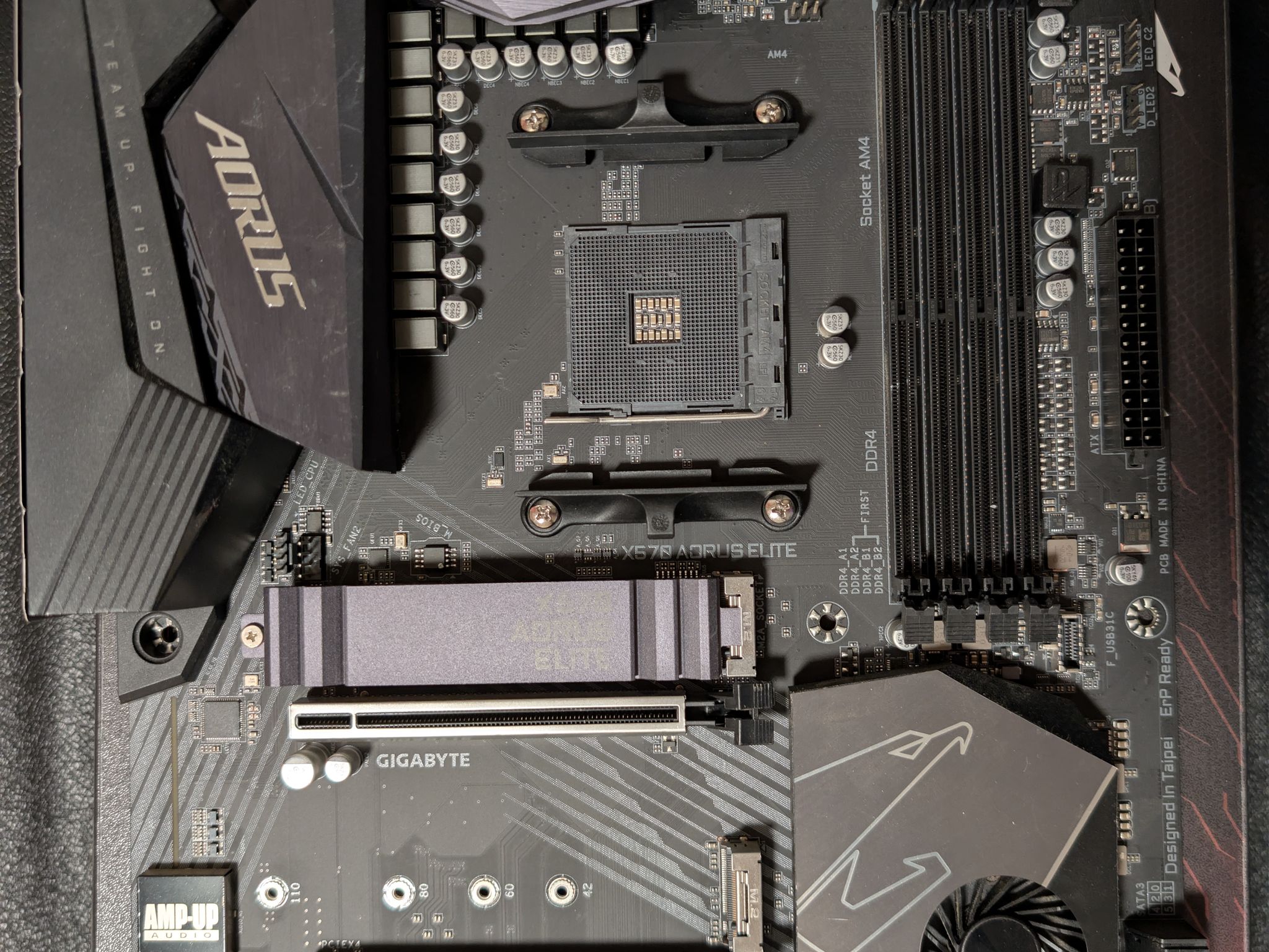 Gigabyte X570 Aorus Elite + 32GB G.Skill Ripjaws V (Nov 2025,LIKE NEW)