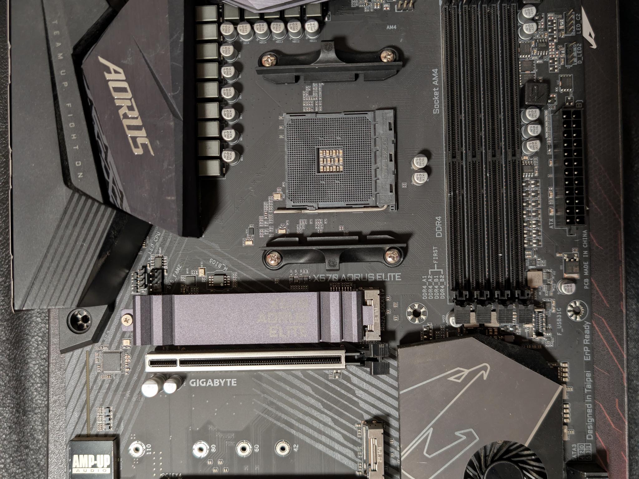 Gigabyte X570 Aorus Elite + 32GB G.Skill Ripjaws V (Nov 2025,LIKE NEW)