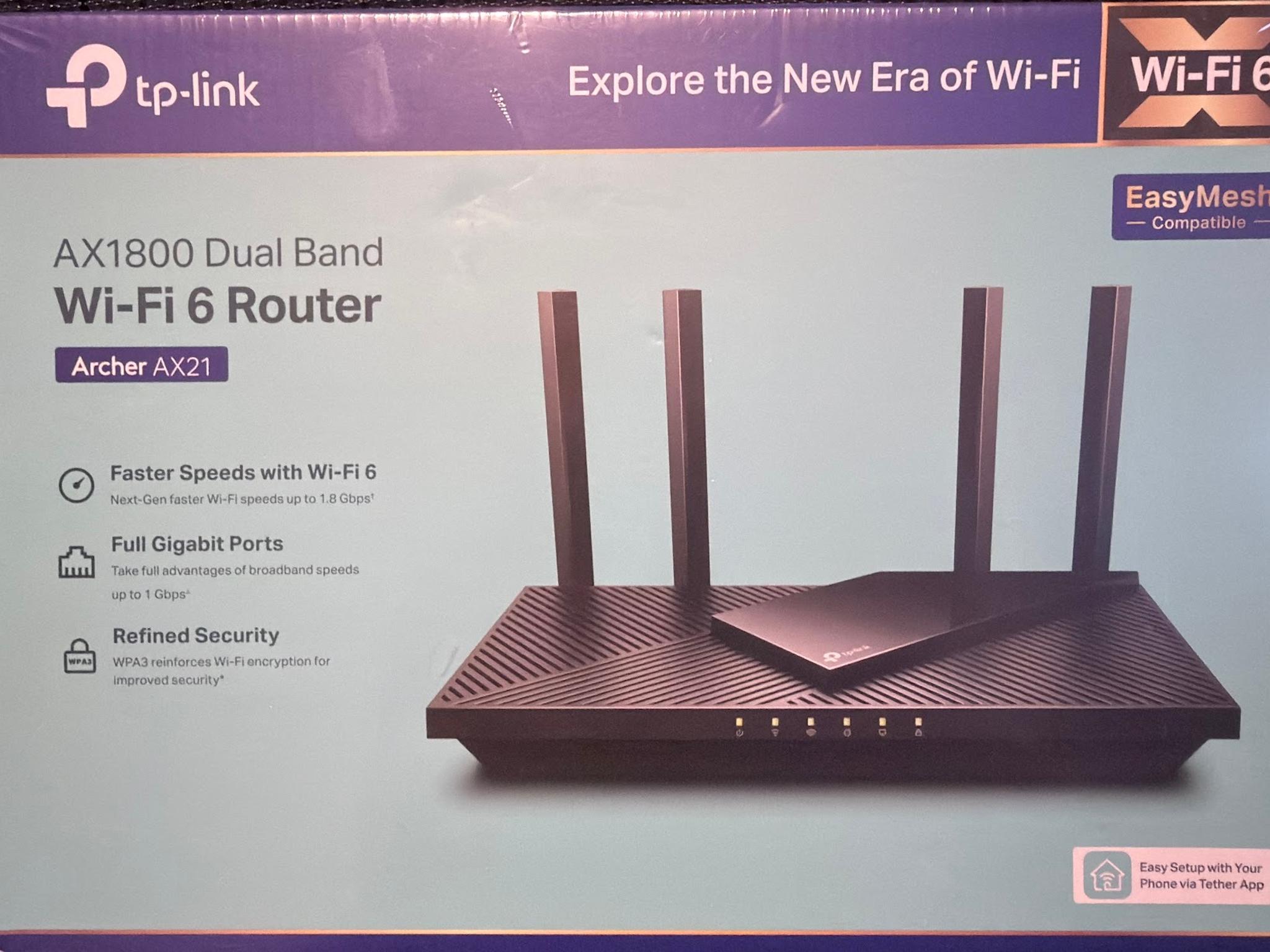 TP-Link AX1800 WiFi 6 Router