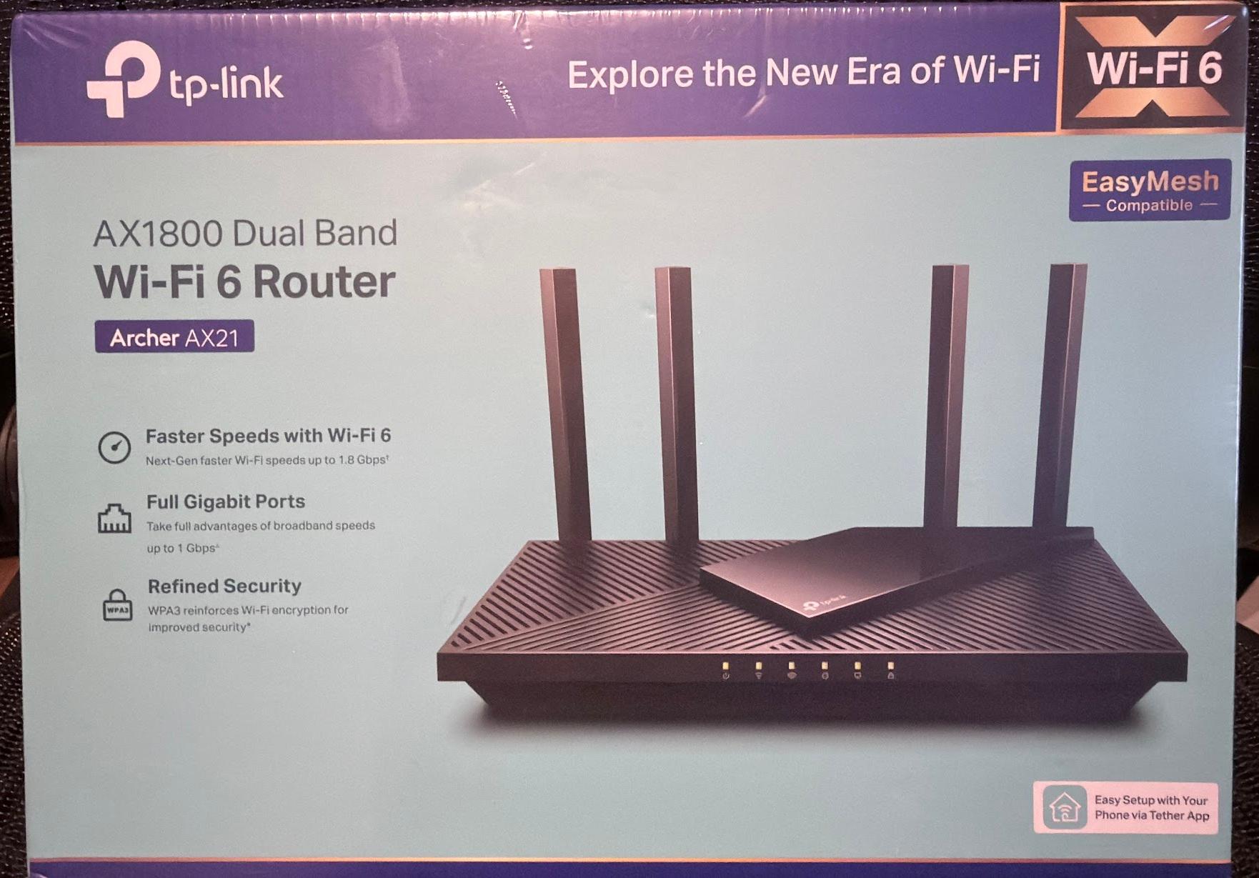 TP-Link AX1800 WiFi 6 Router