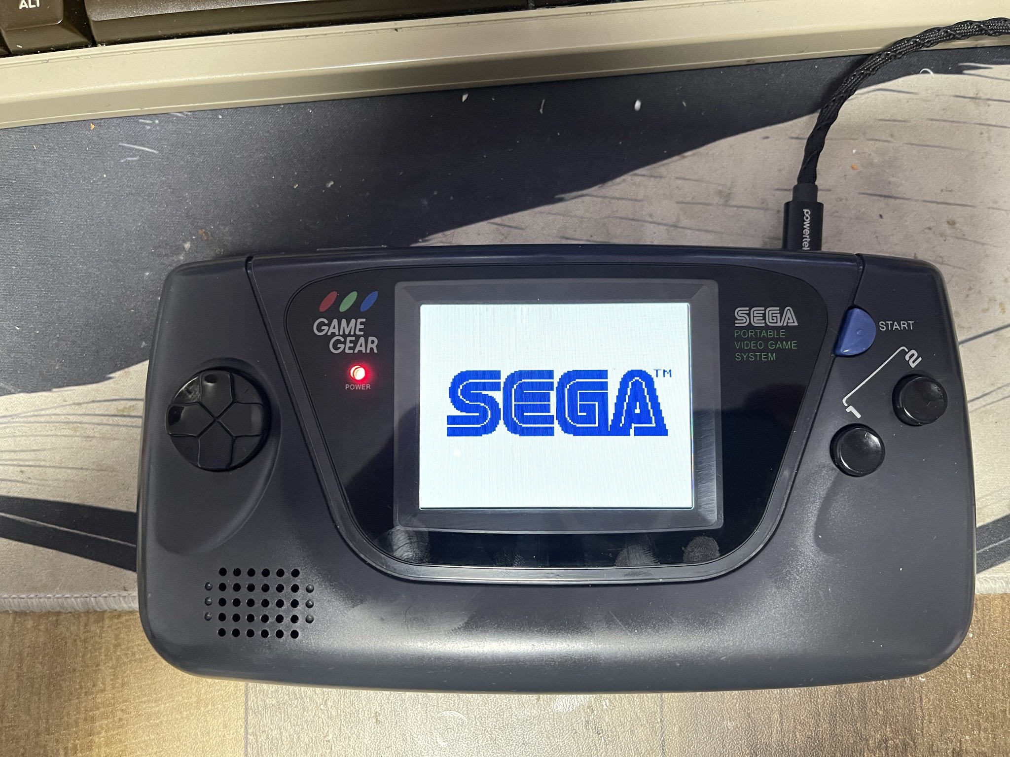 Refurbished and upgraded Game Gear!