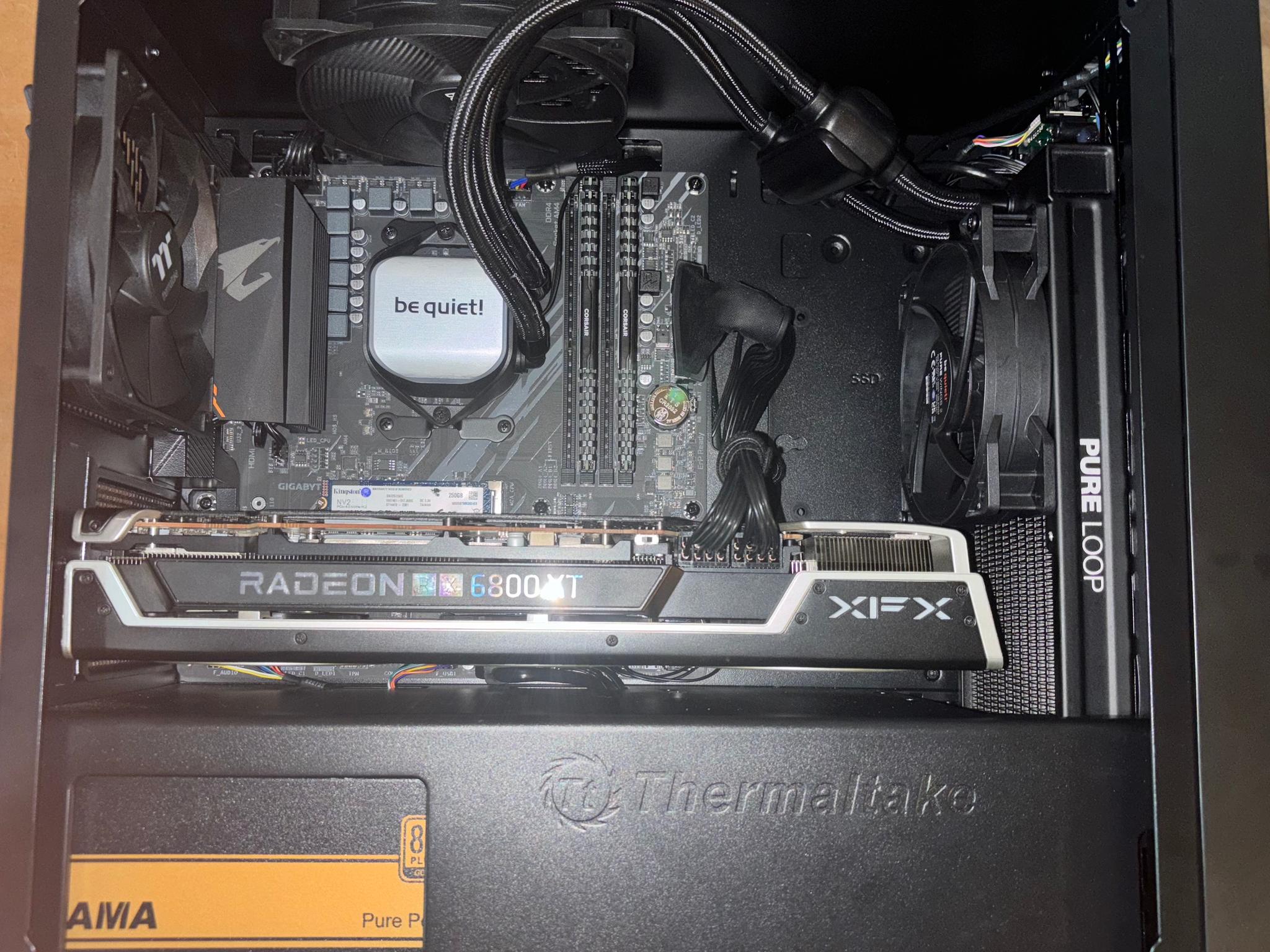 Micro Atx Ryzen 9 5950x, XFX RX 6800xt 16gb