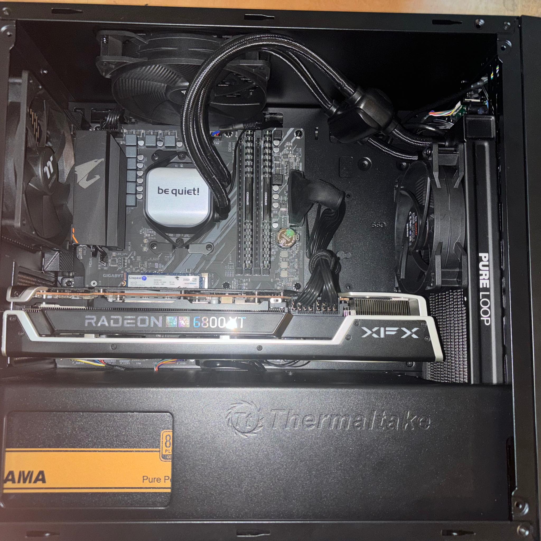 Micro Atx Ryzen 9 5950x, XFX RX 6800xt 16gb