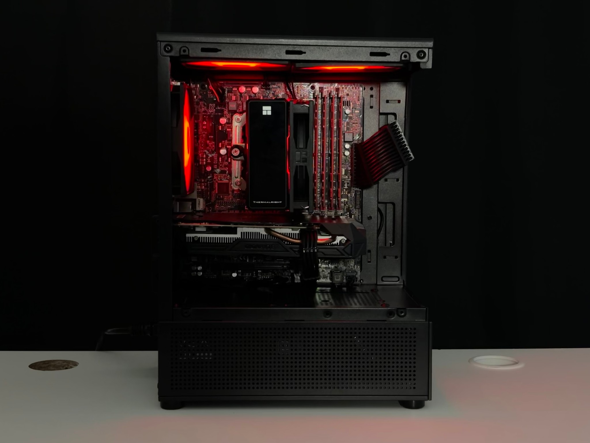 ❤️🔥❤️ Black Gaming PC - GTX 1060 / I7 6700 / 16GB RAM / 1TB HHD / WIFI + BT 🖤🔥🖤