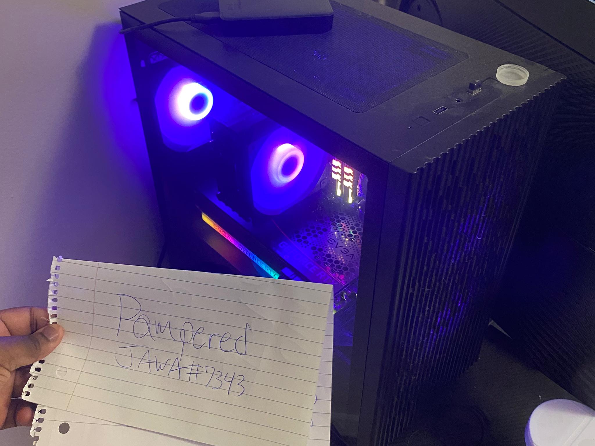 EVGA TX 3070 Ryzen 5 3600 16GB Ram 512GB M.2 Windows 10 Gaming PC