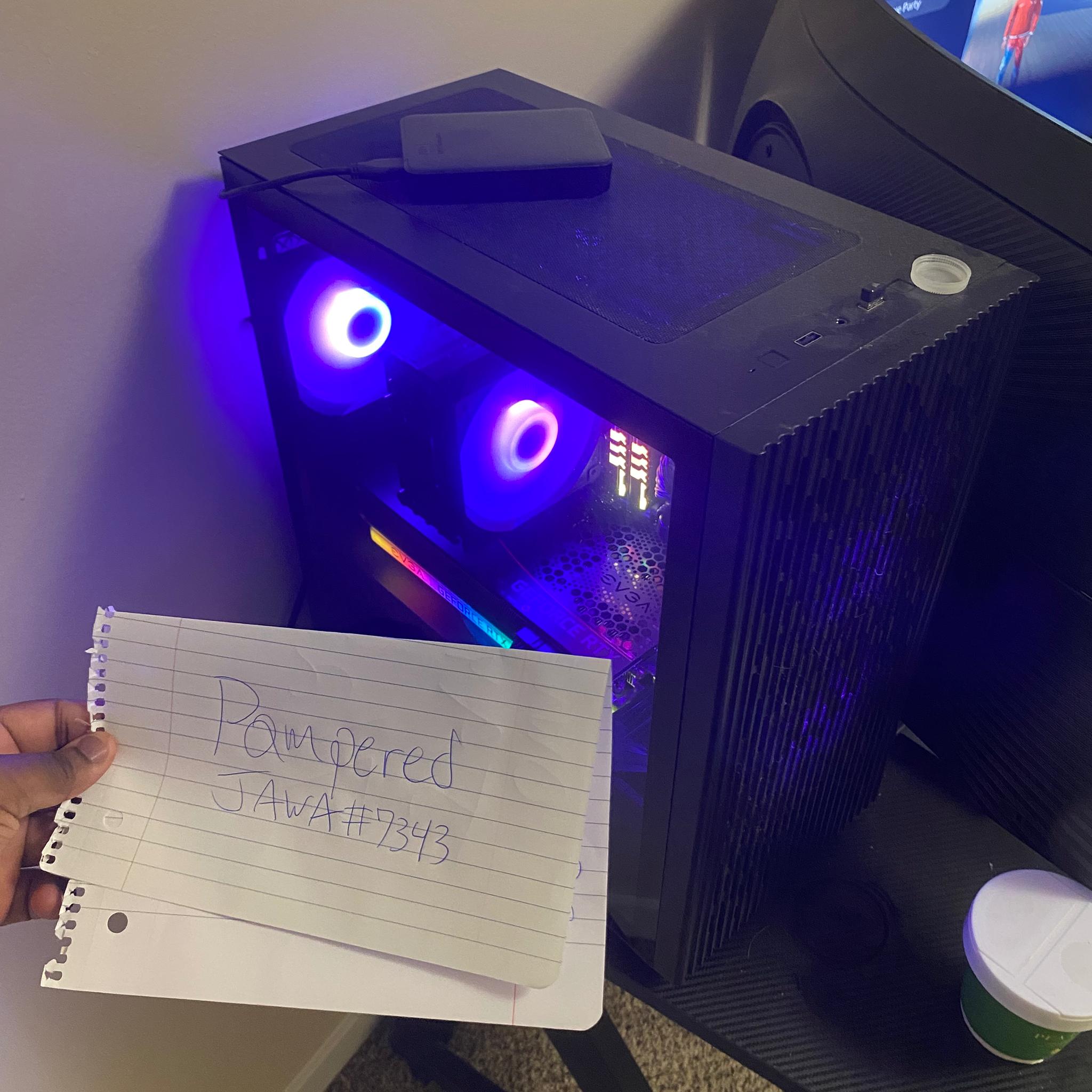 EVGA TX 3070 Ryzen 5 3600 16GB Ram 512GB M.2 Windows 10 Gaming PC