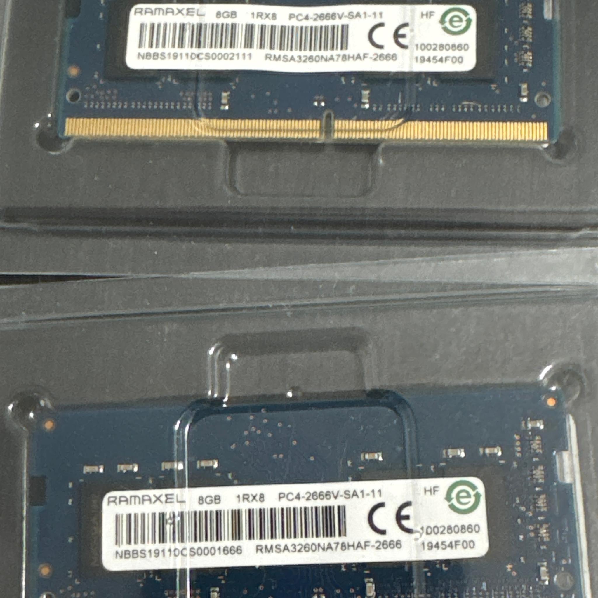 16gb DDR4 Ramexel two 8GB 2666V