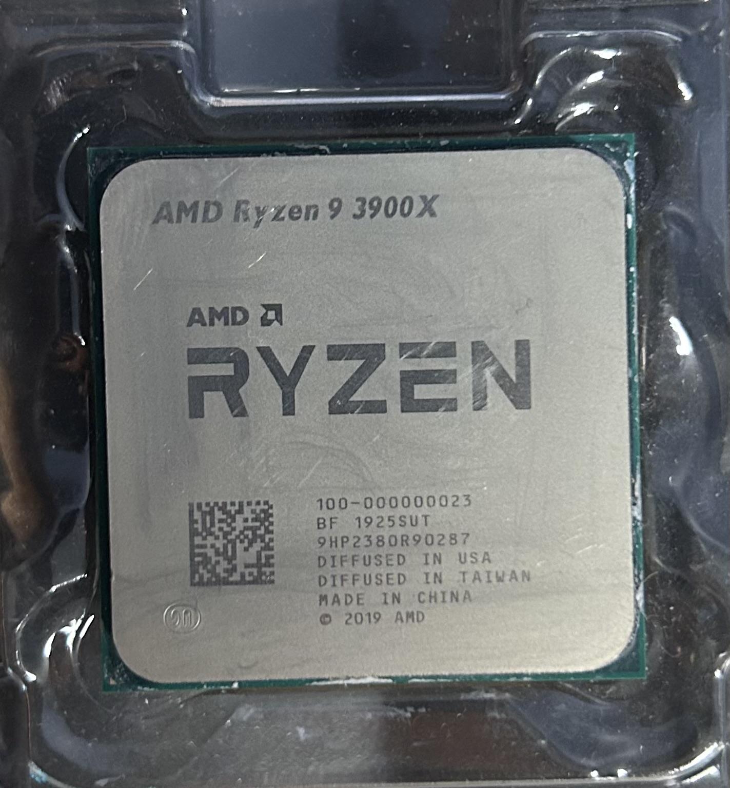 On Sale! AMD Ryzen 9 3900X 12 cores 24 threads at 3.8 GHz (AM4)