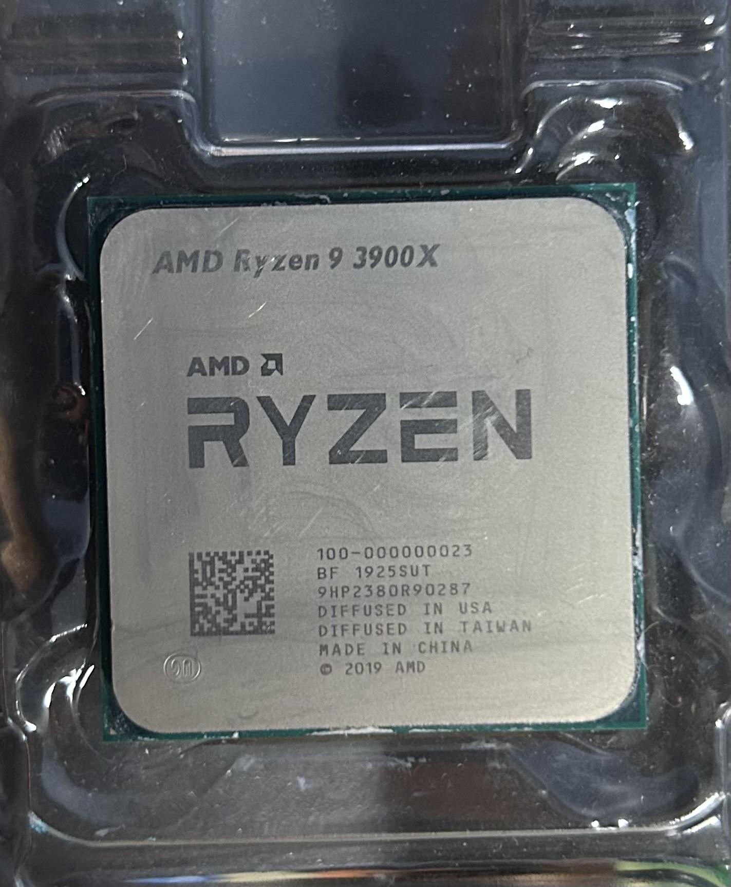 On Sale! AMD Ryzen 9 3900X 12 cores 24 threads at 3.8 GHz (AM4)