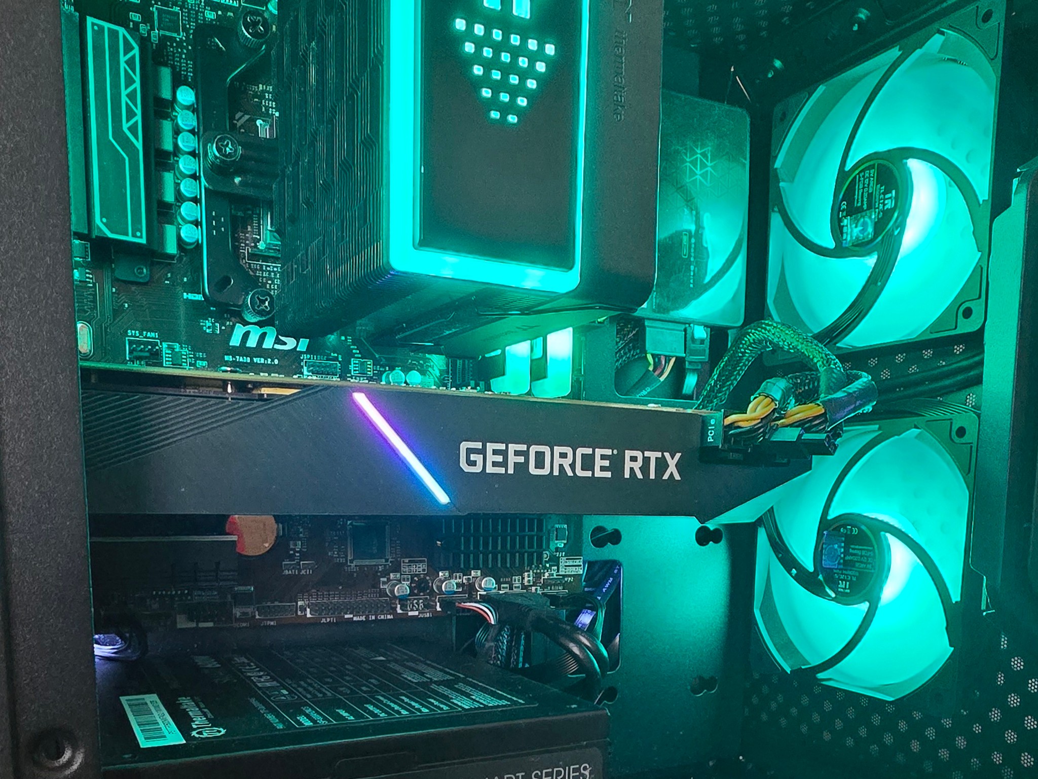 Custom Gaming PC, "Jade Phantom" - Ryzen 7 3800X @ 4.5 GHZ | Asus RTX 2070