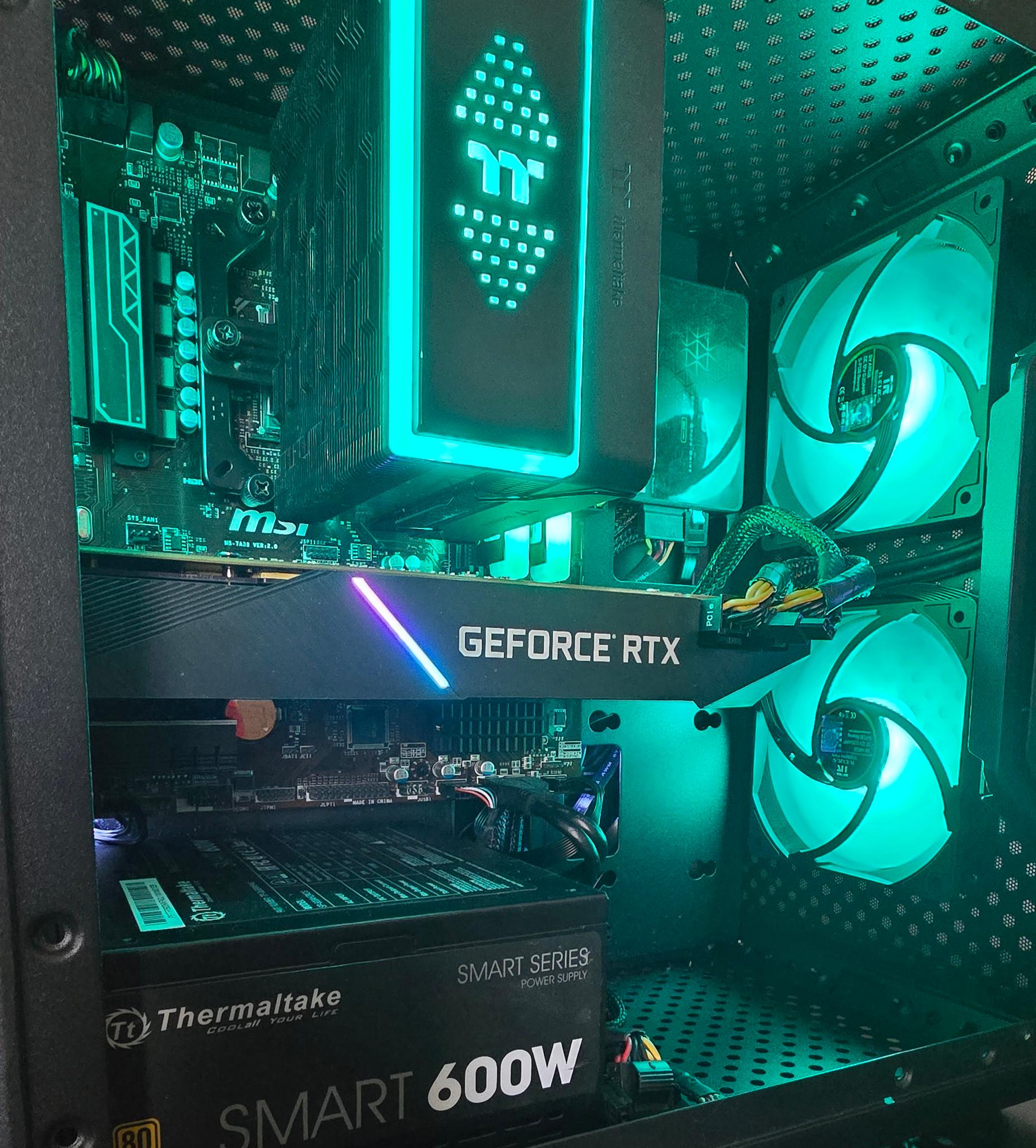 Custom Gaming PC, "Jade Phantom" - Ryzen 7 3800X @ 4.5 GHZ | Asus RTX 2070