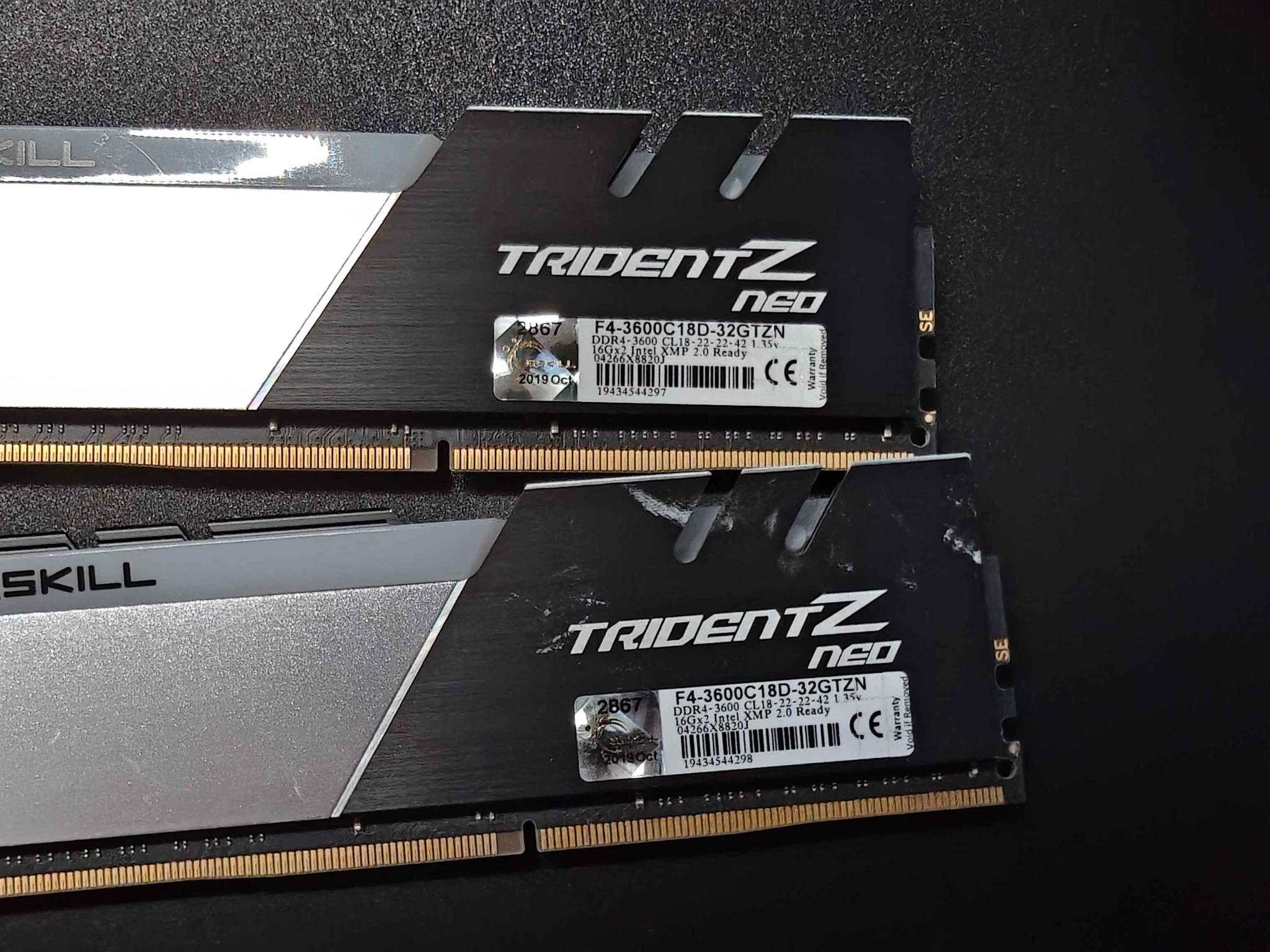 G Skill Trident Z  Neo F4-3600C18D-32GTZN