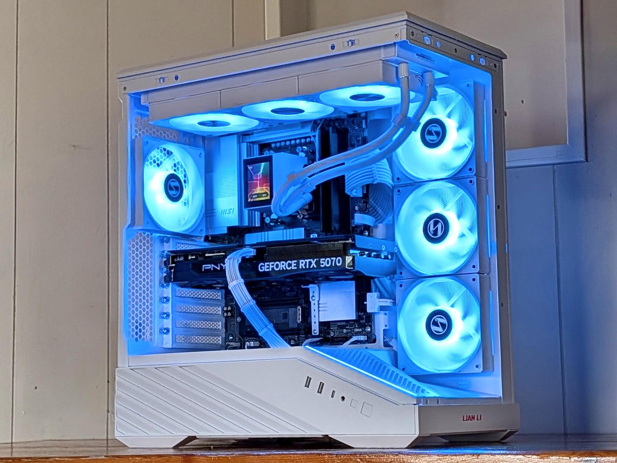 ⚡ RTX 5070 Gaming PC | Ryzen 9700X | AM5 Power | White & Black Build