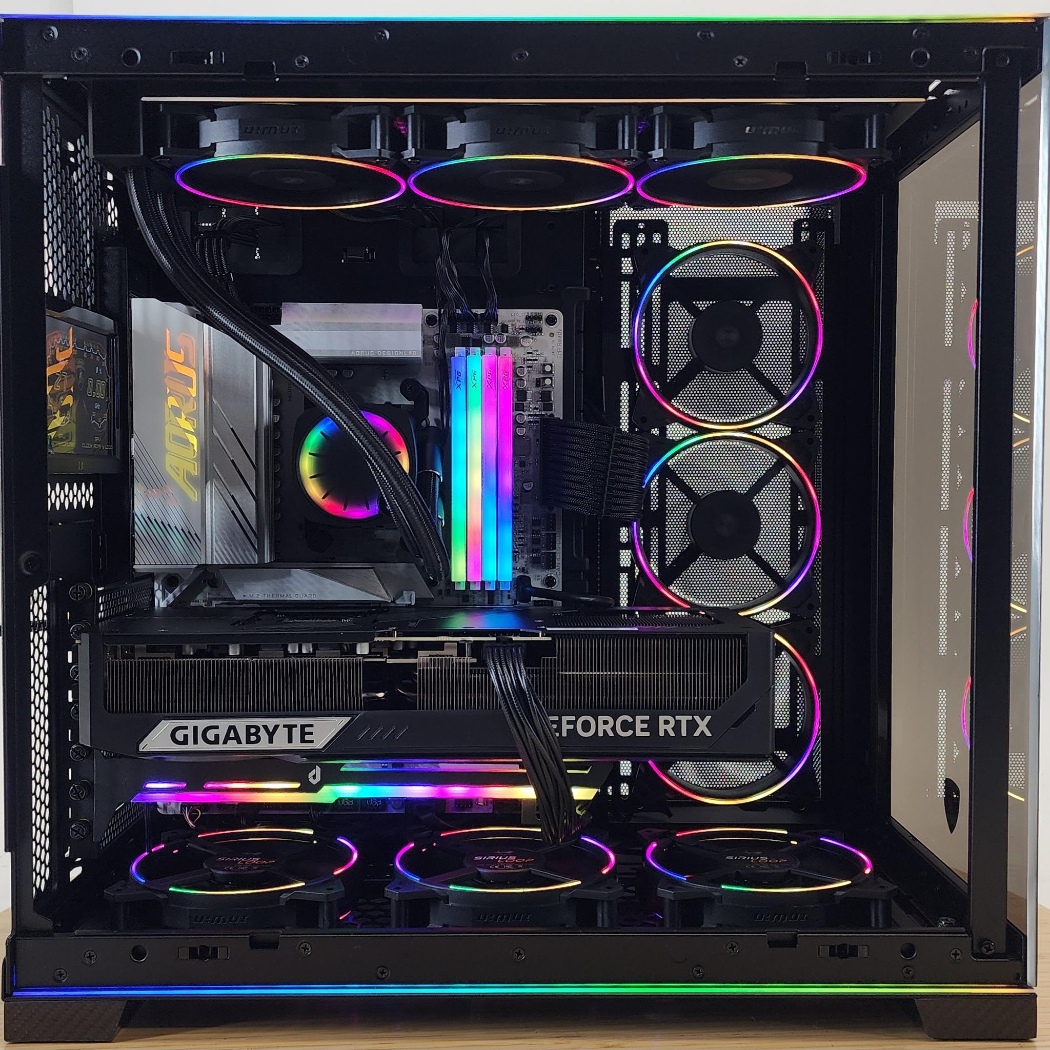Gaming PC Ryzen 7 9800X3D 64GB RAM 4TB SSD RTX 5090 32GB Windows 11 Computer
