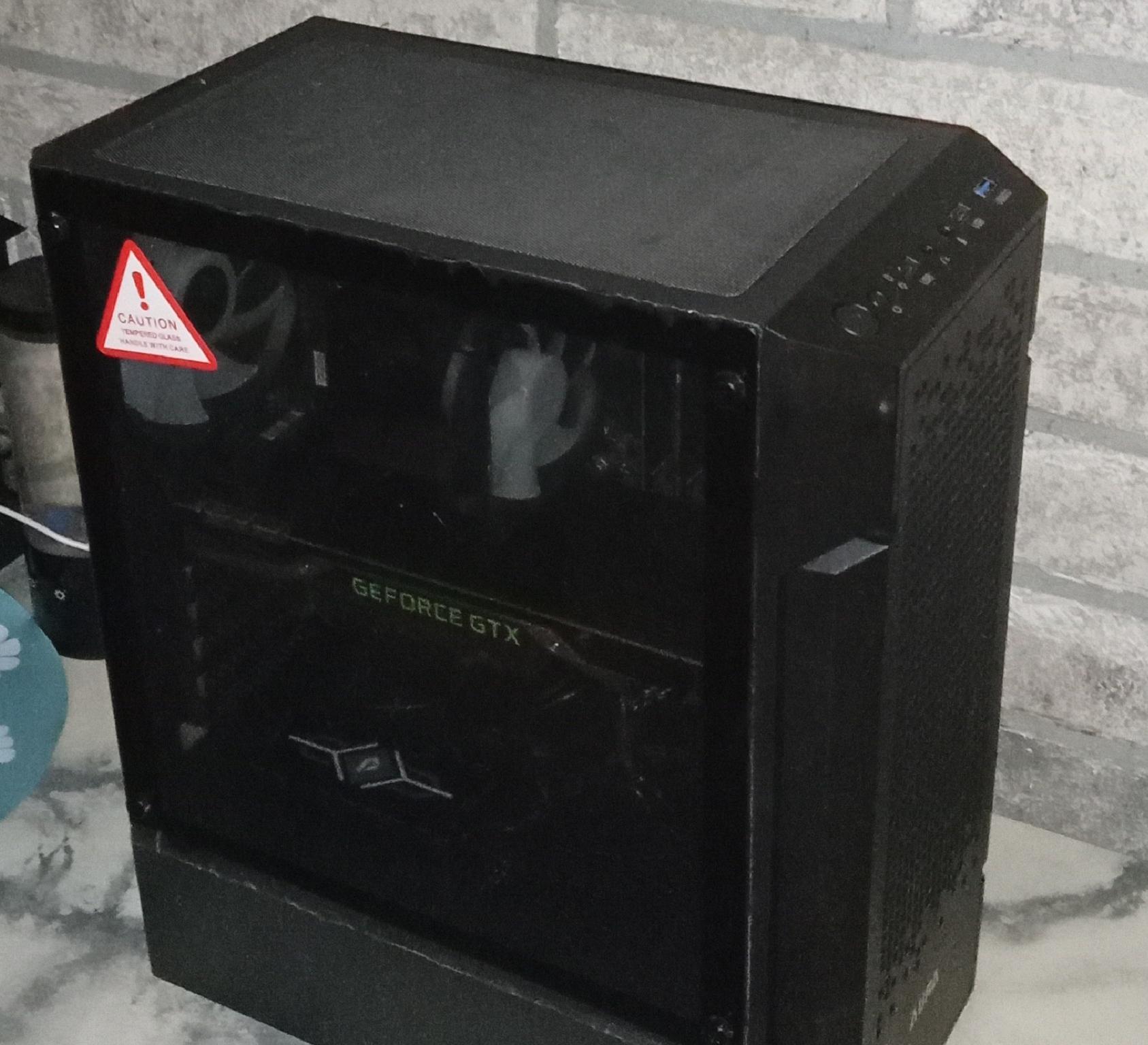 Gaming Pc/Ryzen 5 1600/Gtx 1080/512 SSD/16GB DDR 4/600W PSU/WIN11 PRO/WIFI