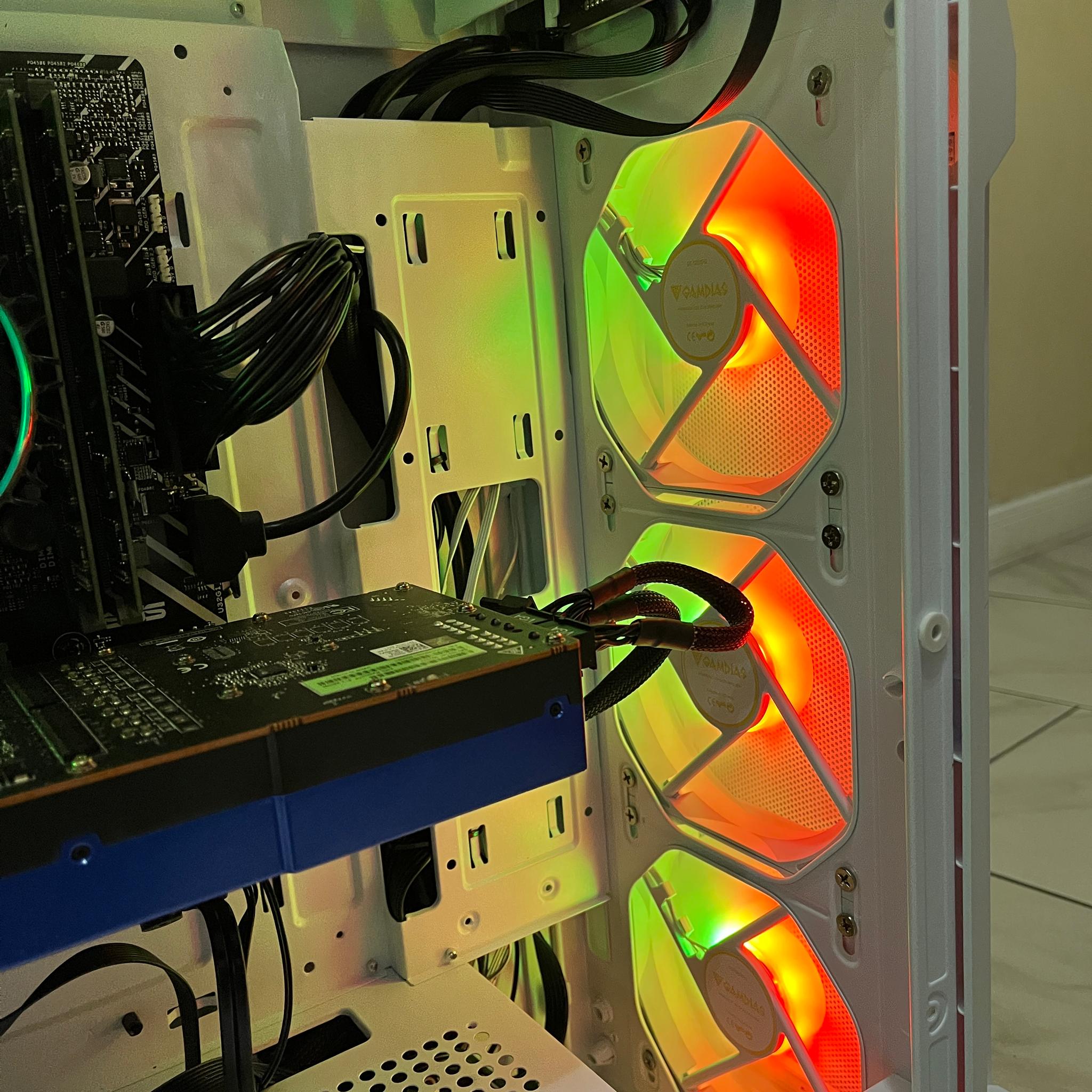 Intel i3-12100, AMD W5700 8GB, 16GB RAM, 500 GB SSD, Workstation Gaming PC w/ Wi-Fi + Bluetooth