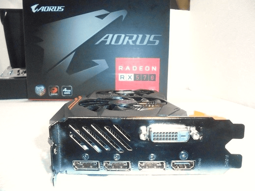 Gigabyte AORUS Radeon RX570 4G/Very Clean Like New Open Box Condition