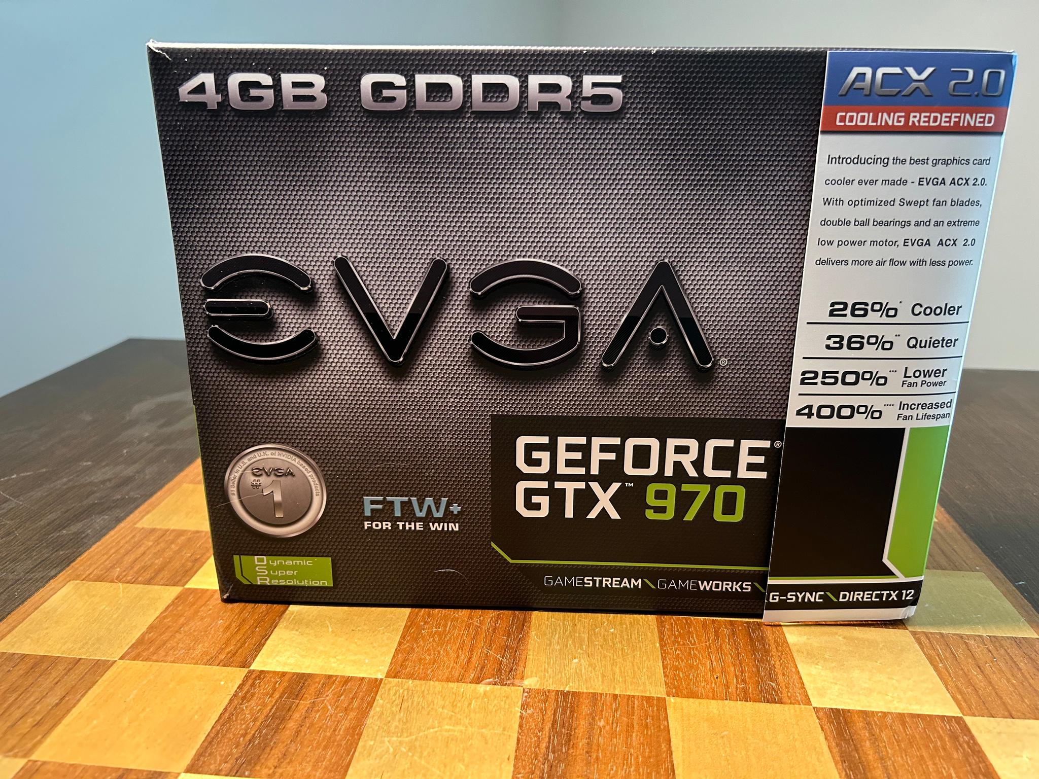 EVGA GTX 970 with Original Packaging!