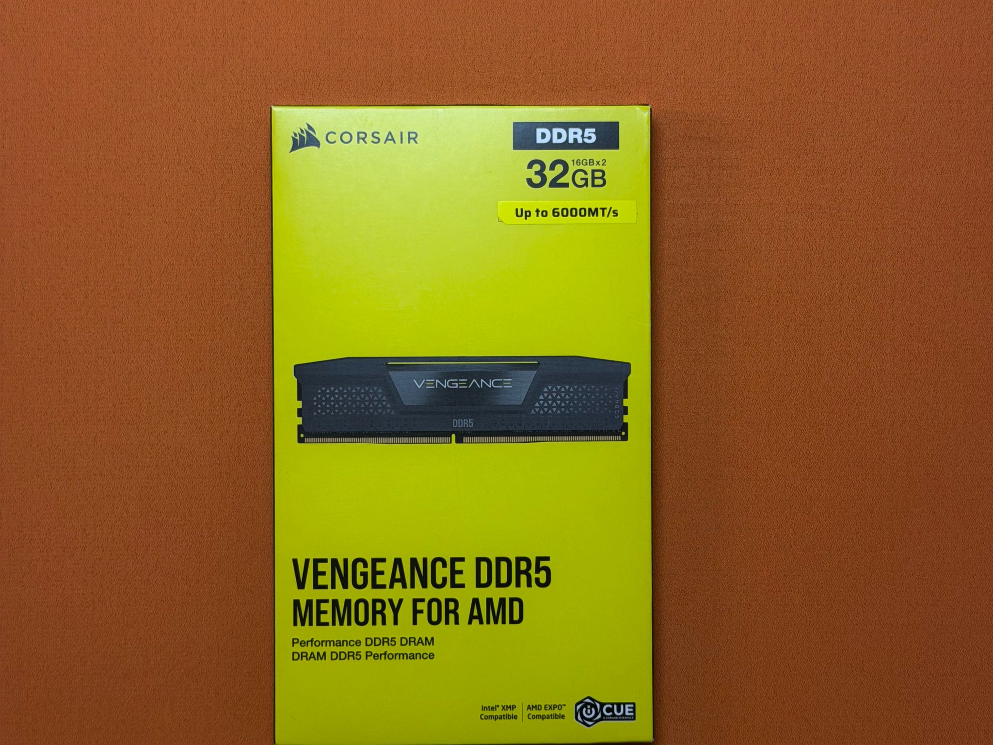 CORSAIR Vengeance DDR5 32GB (2x16GB) DDR5 6000MHz CL36 AMD Expo Intel XMP