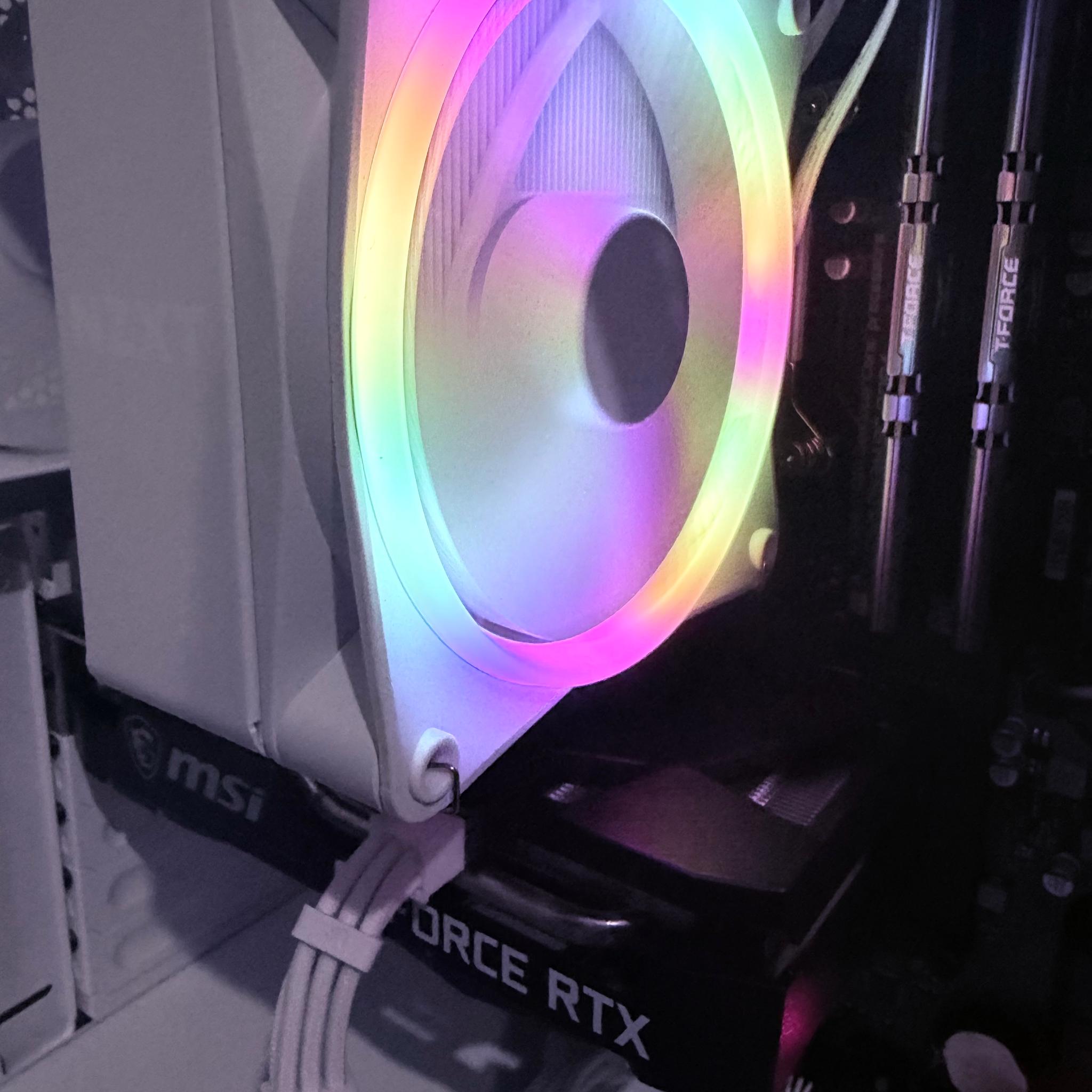 ⚪️"Prism Bloom"🌈| 1080p Gaming | RTX 3050 | i5 12400F | 16GB Ram | 1TB Storage | Free Shipping