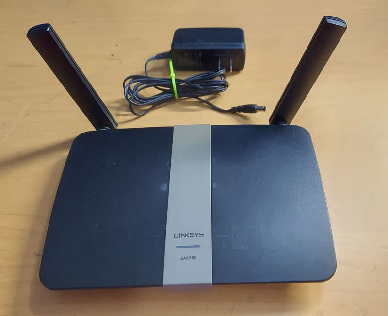 Linksys EA6350 AC1200+ Dual-Band WiFi Gigabit Router 4 Port Switch * TESTED & WORKING *