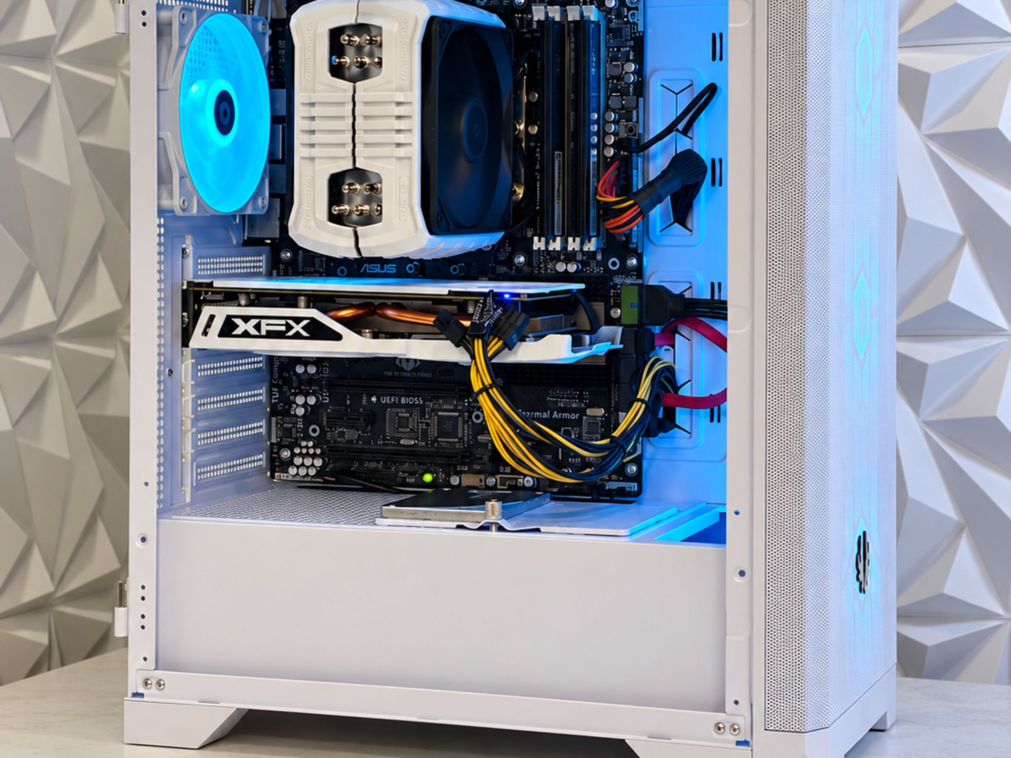 White Custom Gaming PC Build i5