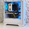 White Custom Gaming PC Build i5