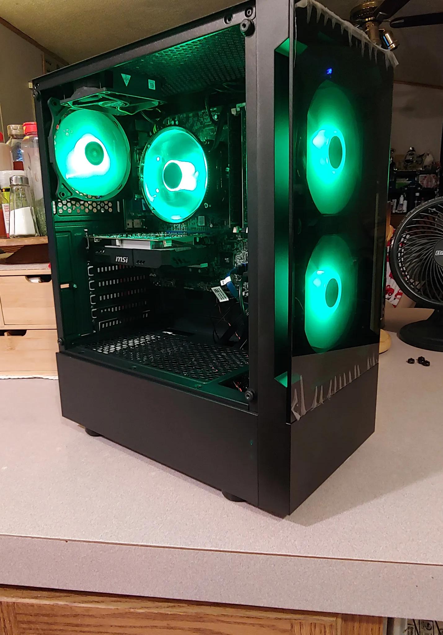 RGB BUDGET STARTER GAMING PC|MSI RADEON RX 560