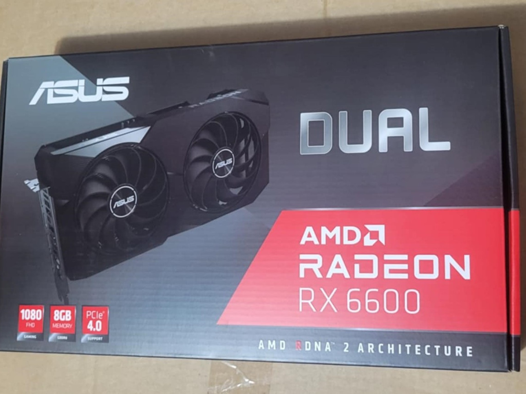 Asus Dual 6600 8GB GPU
