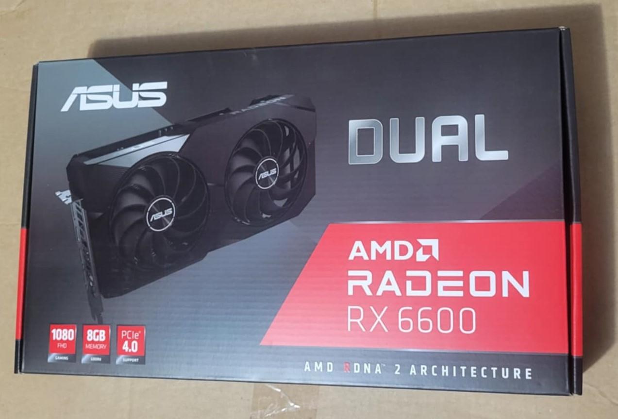 Asus Dual 6600 8GB GPU