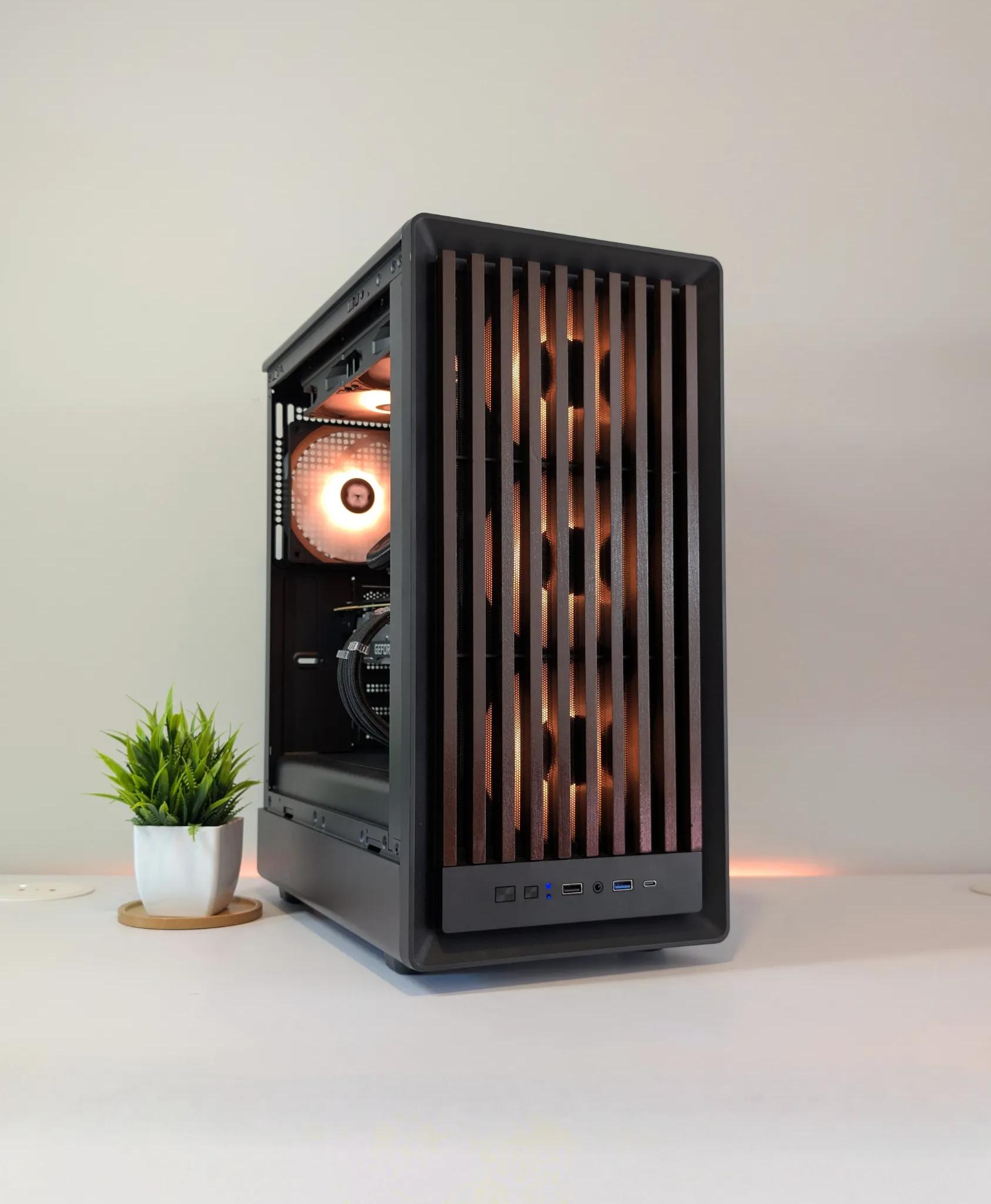 RYZEN 9 | 32GB RAM | RTX 2080 SUPER | WATERCOOLED | WOOD GRAIN | 1 TB SSD | PRODUCTIVITY & GAMING PC