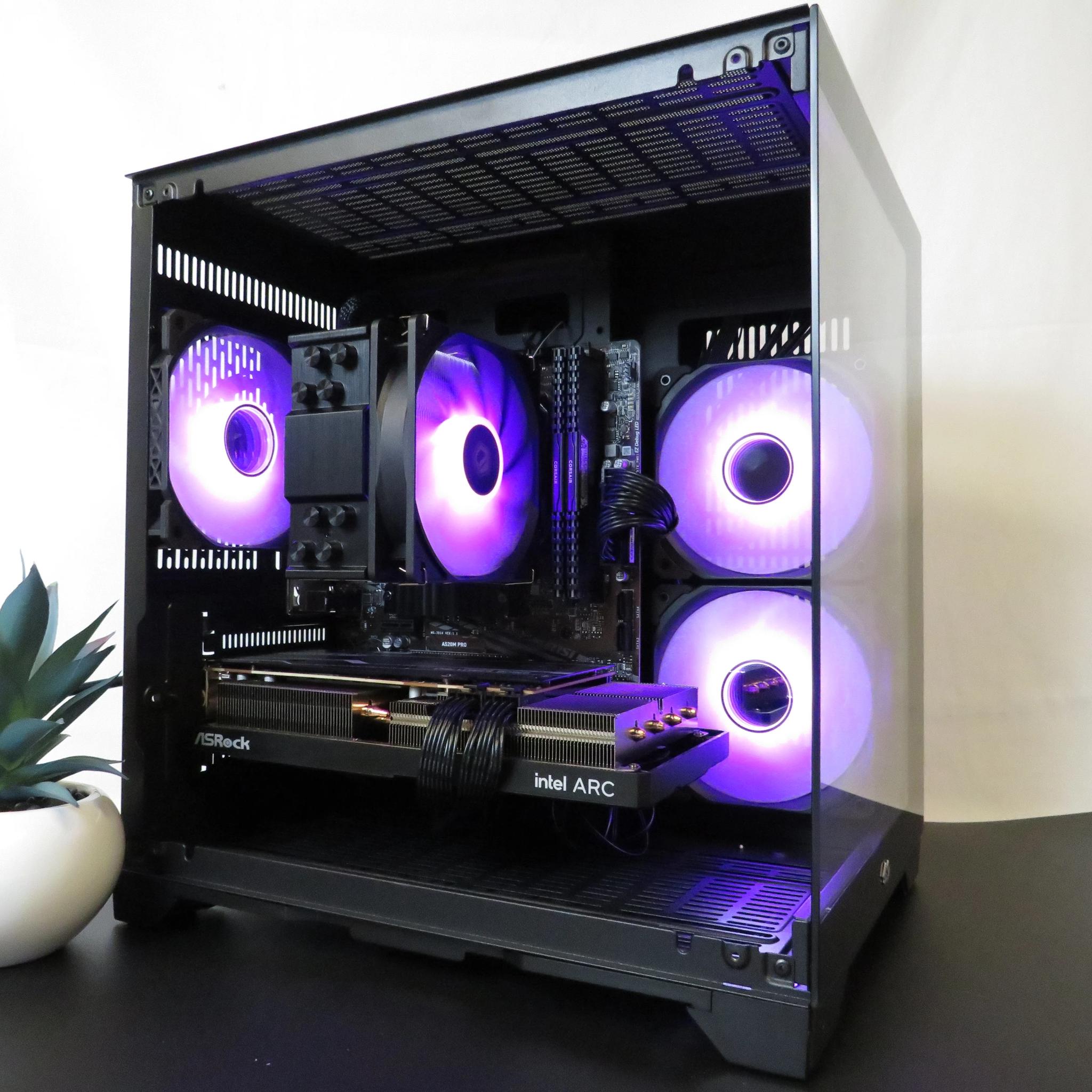 Price to performace MASTER! Intel Arc A750 + Ryzen 5 2600X + 16 GB DDR4 + 1 TB NVME SSD