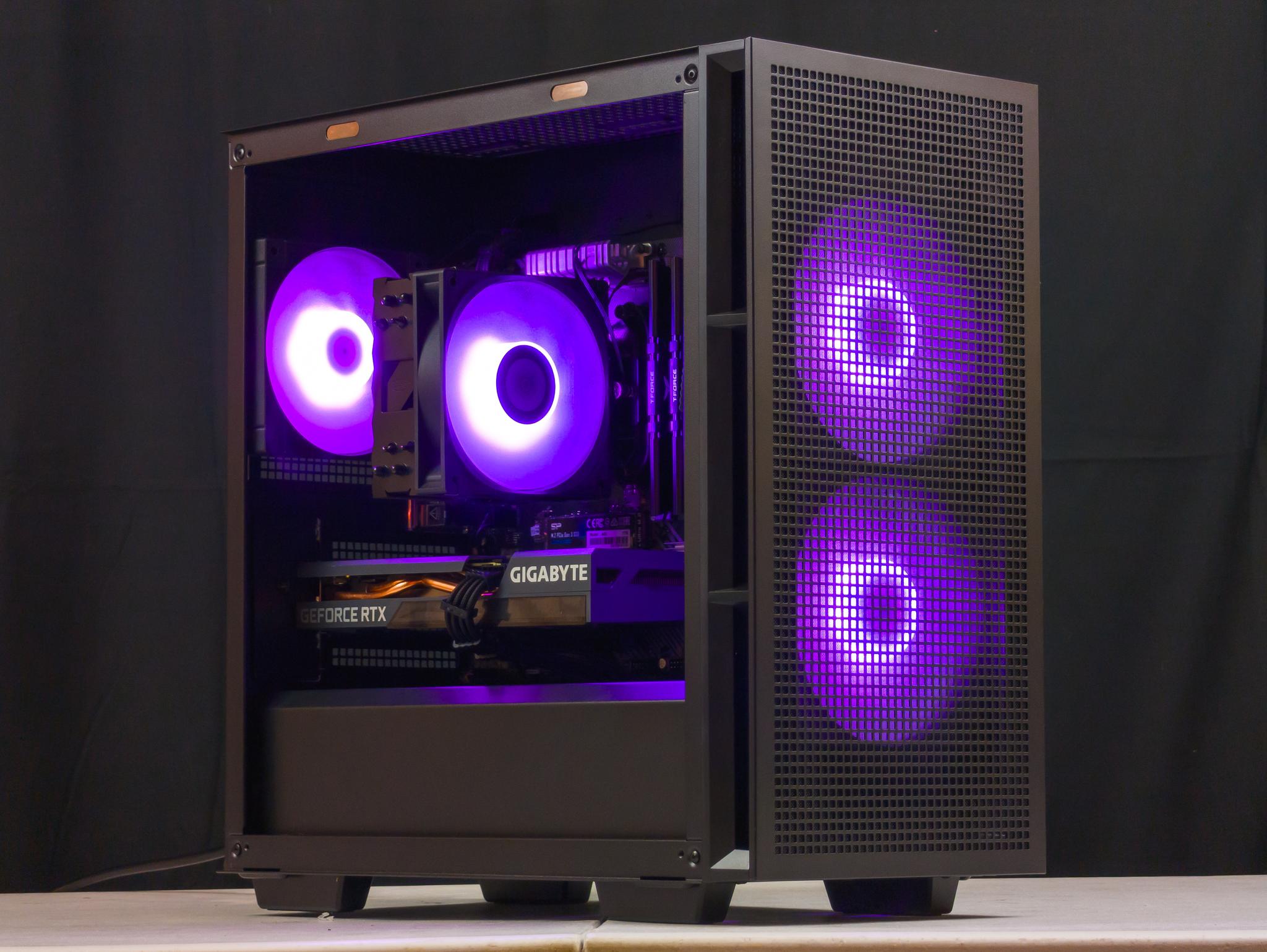 💜🖤 RTX 3060Ti / Ryzen 5 5500 / 16GB Gaming PC 🖤💜