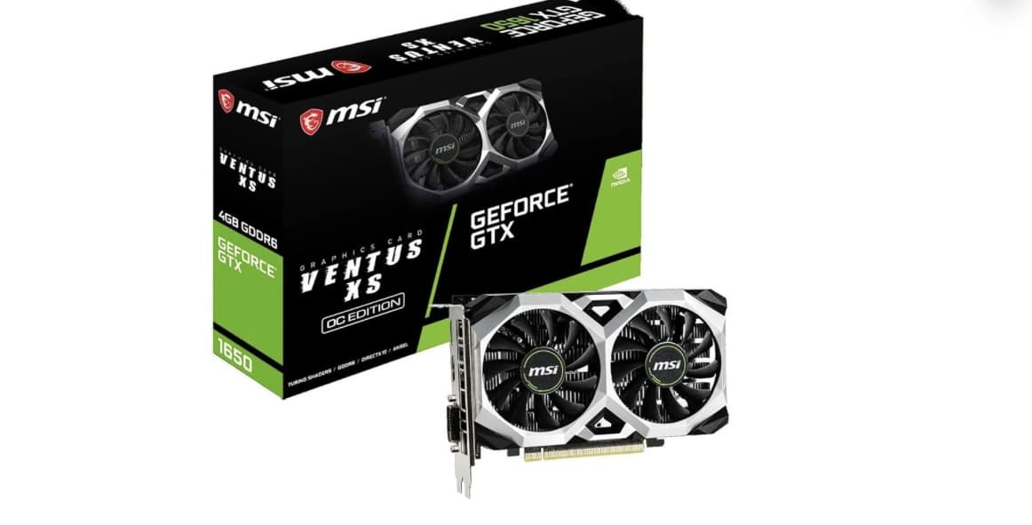 MSI Gaming GeForce GTX 1650 128-Bit HDMI/DP/DVI 4GB GDRR6