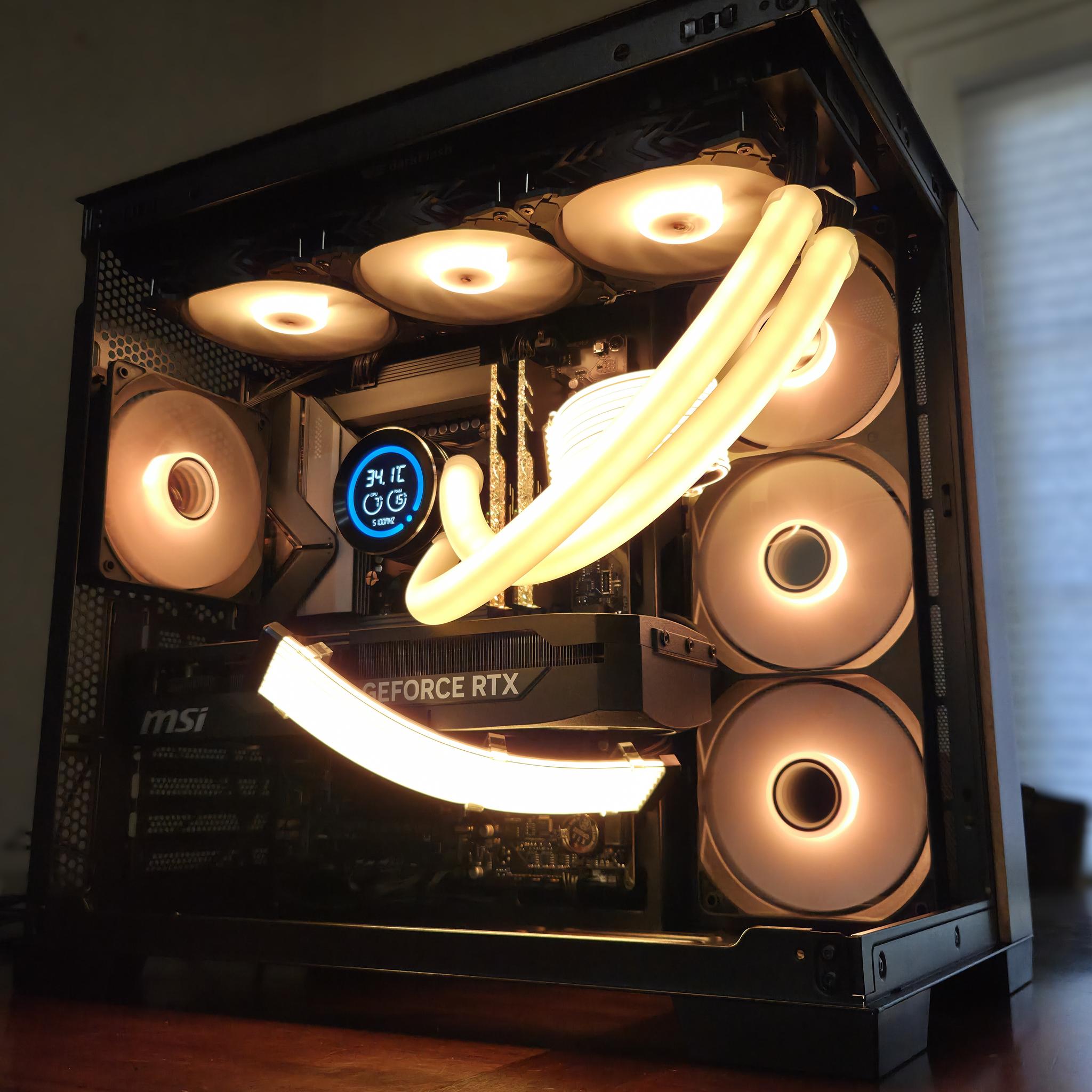 Onyxia!🐉 265F|5070|DDR5-32GB|1TB|Temp Display