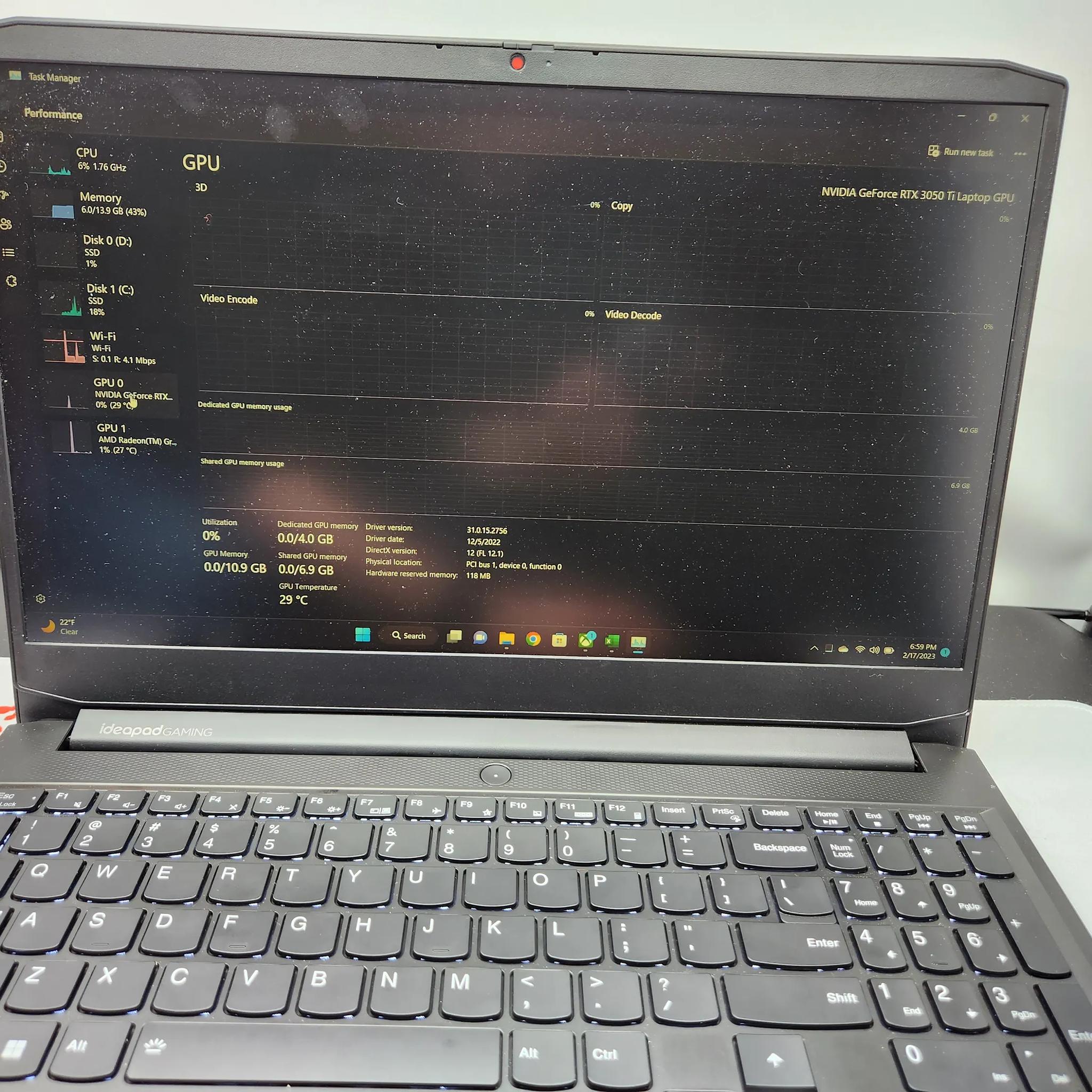 Lenovo Ideapad Gaming 3 15.6" FHD Laptop - Ryzen 5 5600H/ 16GB DDR4/ 512GB SSD/ RTX3050 