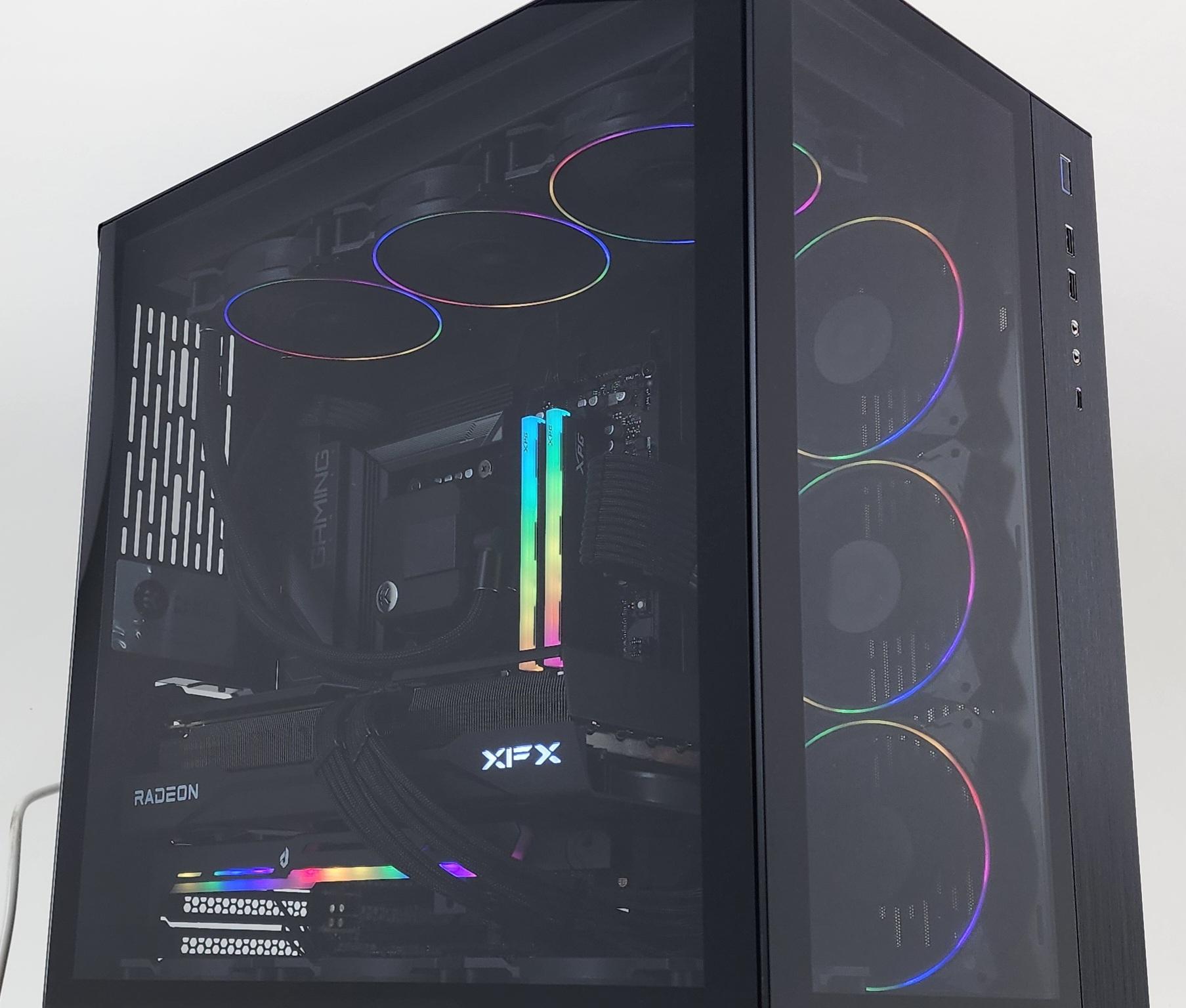 Gaming PC Ryzen 7 9700X 32GB RAM 2TB SSD RX 9070 XT 16GB Windows 11 Computer