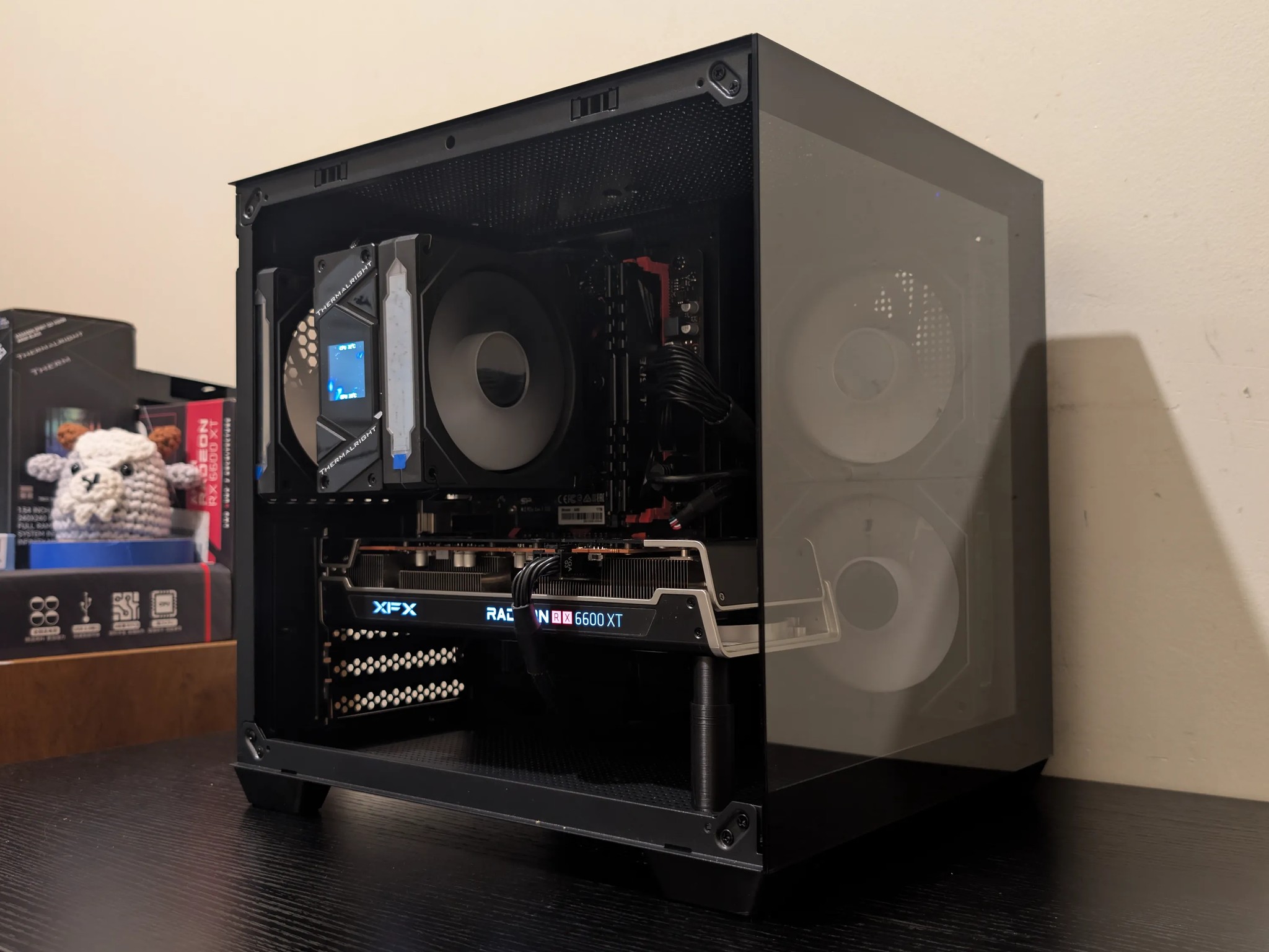 🐦‍⬛ Black RGB Gaming PC | RX 6600XT | Ryzen 5 3600 | 1TB SSD | 16GB RAM | WiFi & Bluetooth 🐦‍⬛